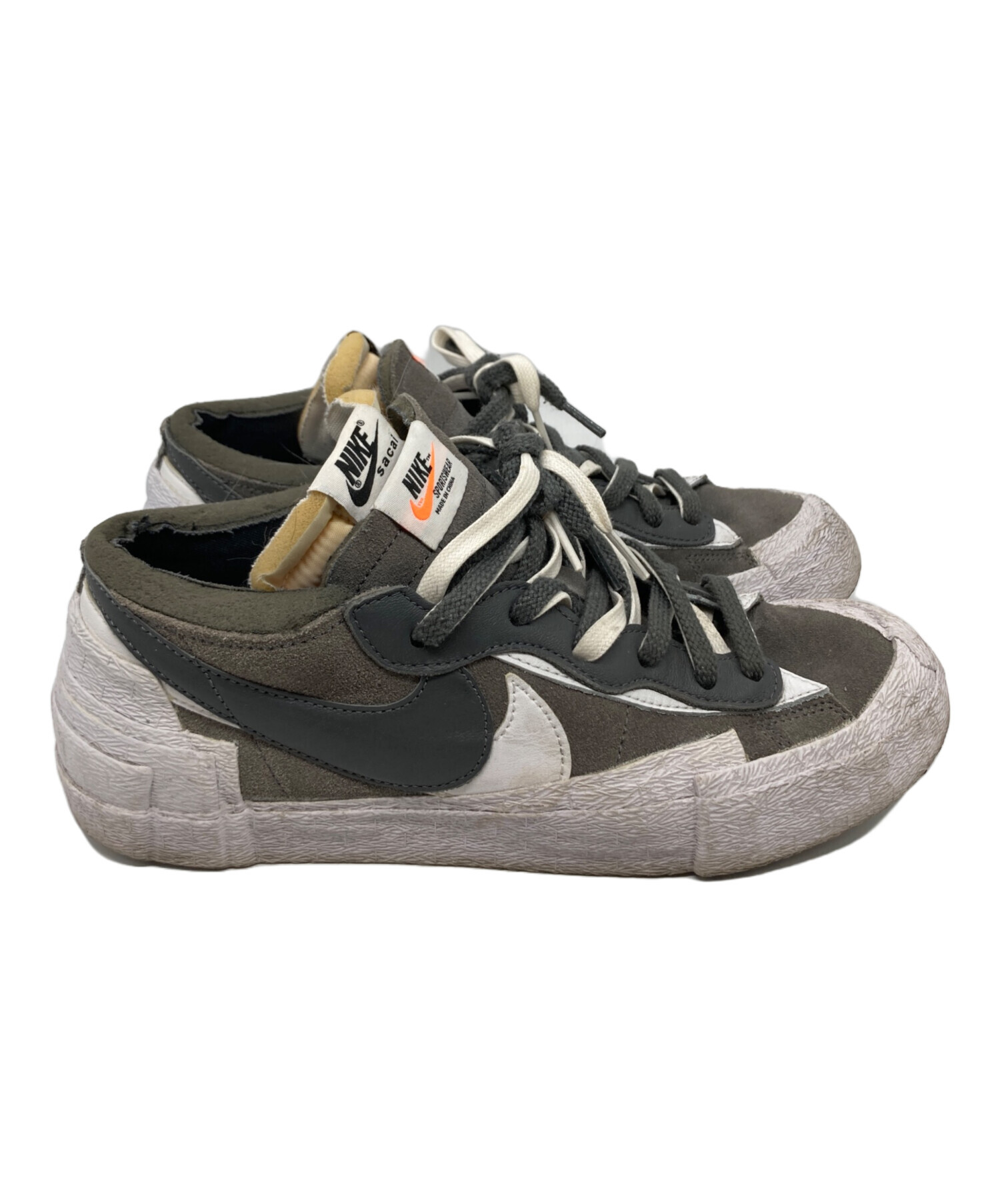 中古・古着通販】NIKE (ナイキ) sacai (サカイ) Blazer Low グレー 