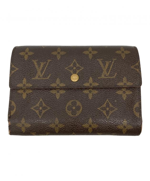 【鑑定済み】ルイヴィトン✨モノグラム✨三つ折り財布✨エテュイパピエ 中古・古着通販】LOUIS VUITTON (ルイ ヴィトン) 3つ折り財布