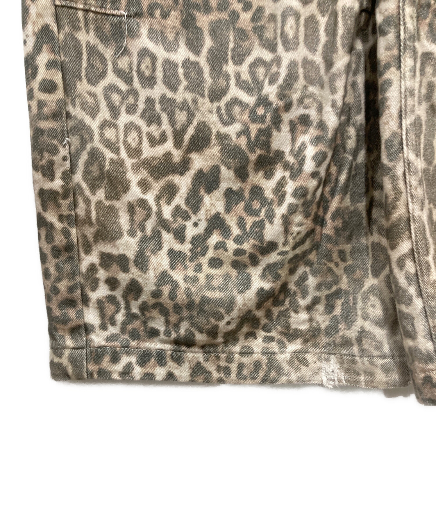 Jaded London レオパード柄パンツ 34インチ Shop Leopard Fade