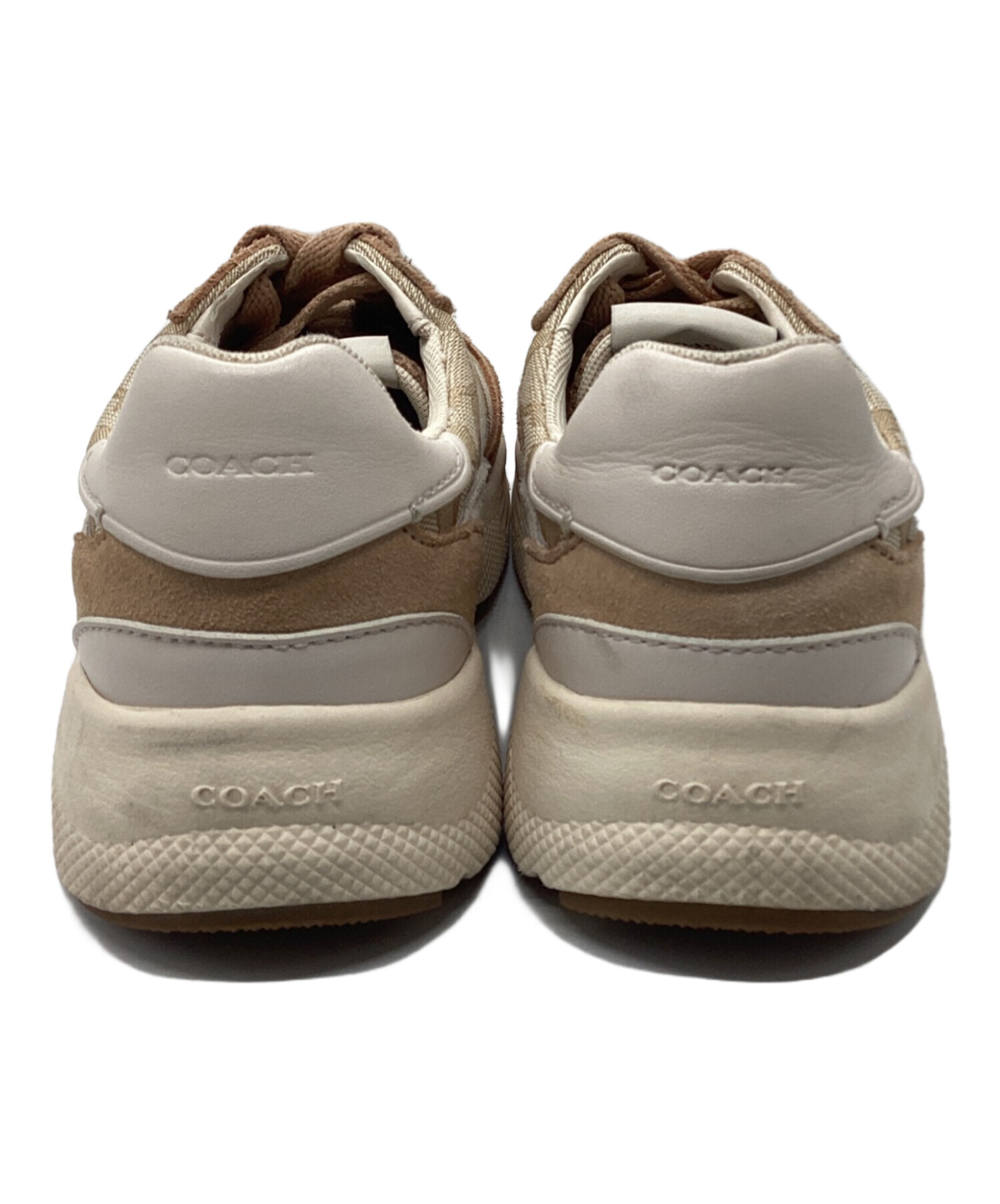 中古・古着通販】COACH (コーチ) シグネチャースニーカー ピンク