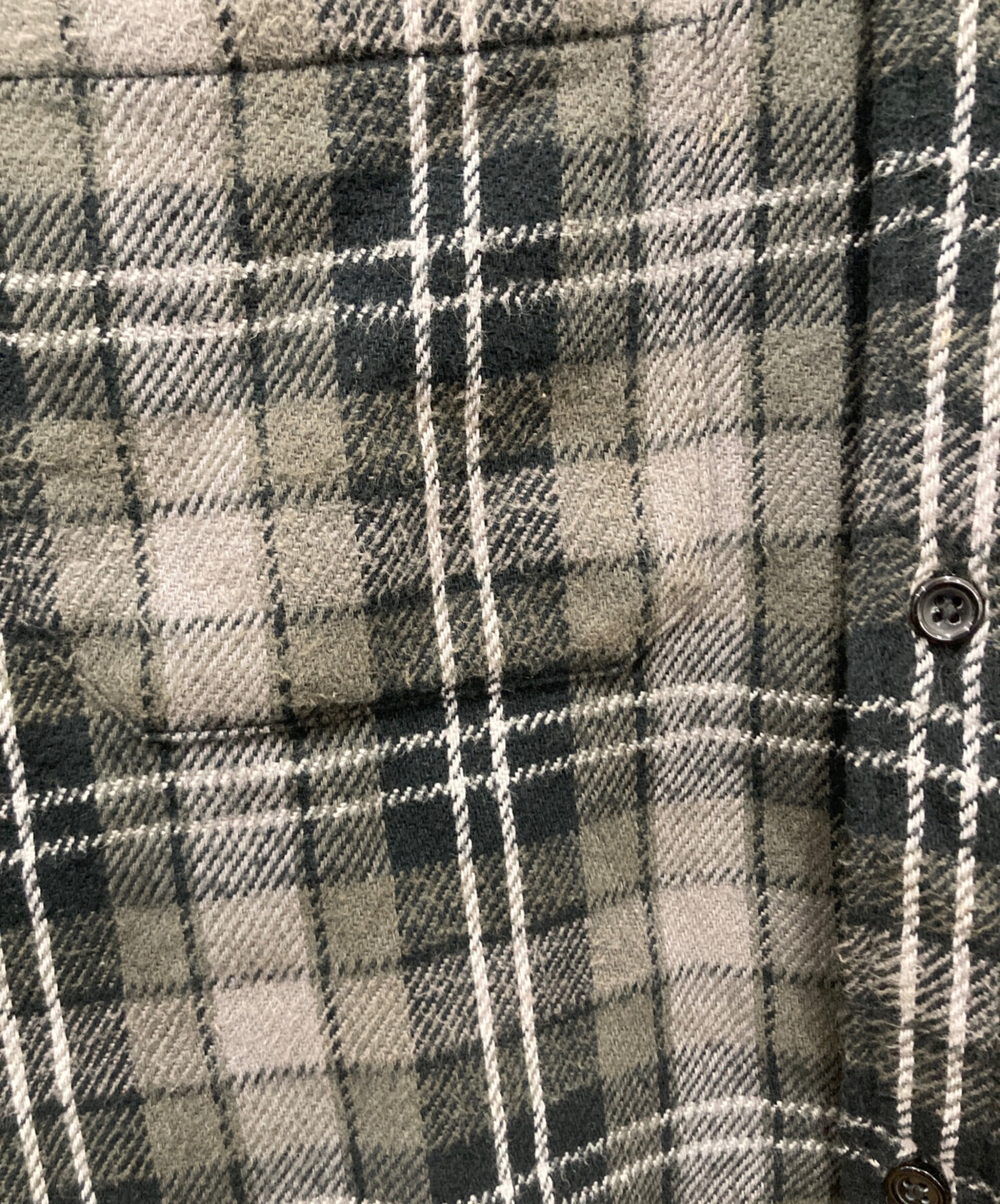中古・古着通販】SUPREME (シュプリーム) tartan flannel hooded shirt 