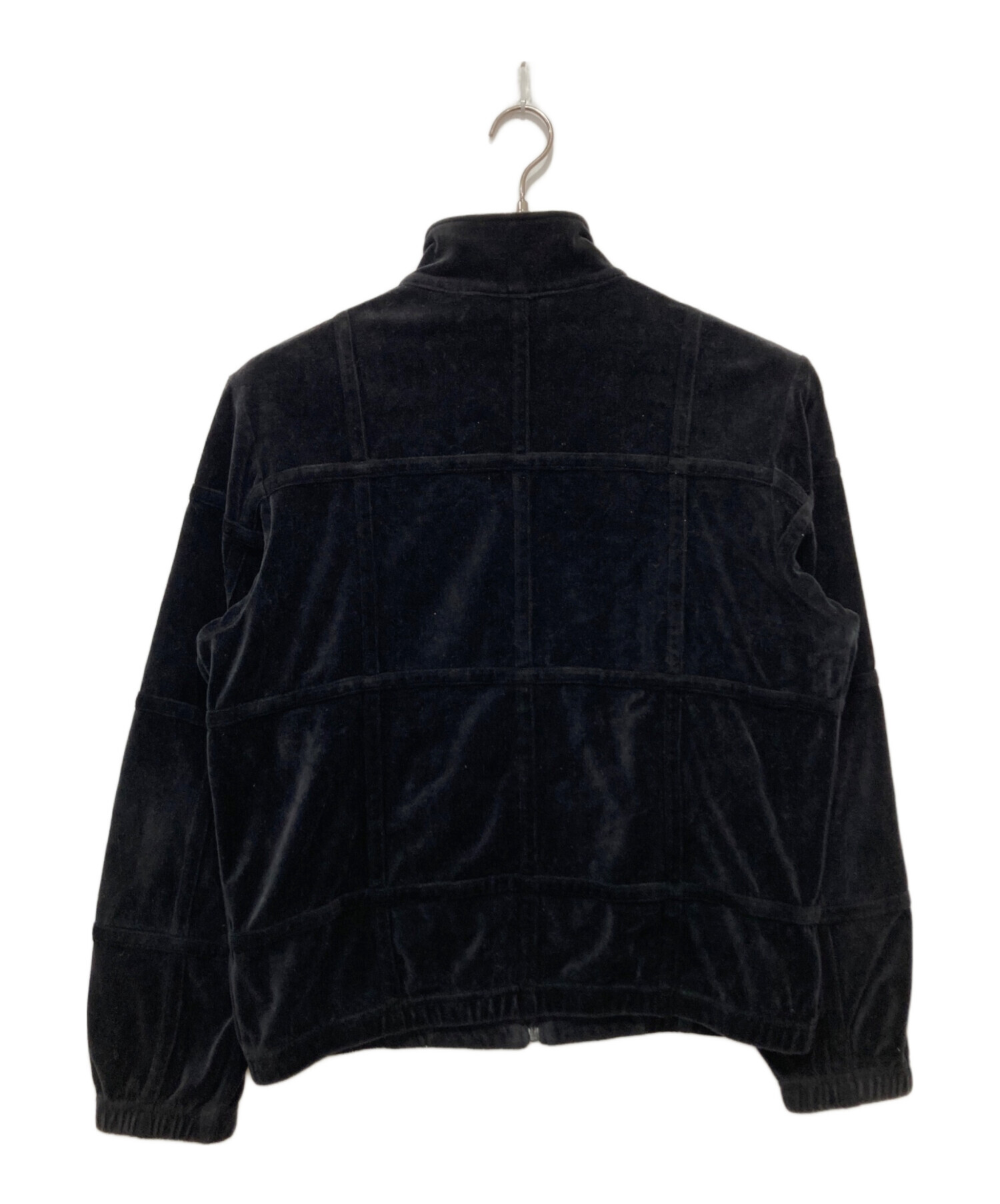 ジャケット・アウター Supreme Grid Taping Velour Jacket Black 中古・古着通販】SUPREME (シュプリーム) grid taping velour jacket