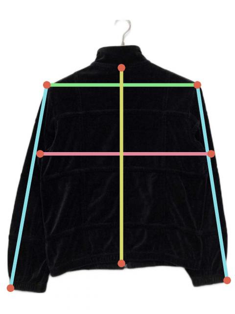 中古・古着通販】SUPREME (シュプリーム) grid taping velour jacket