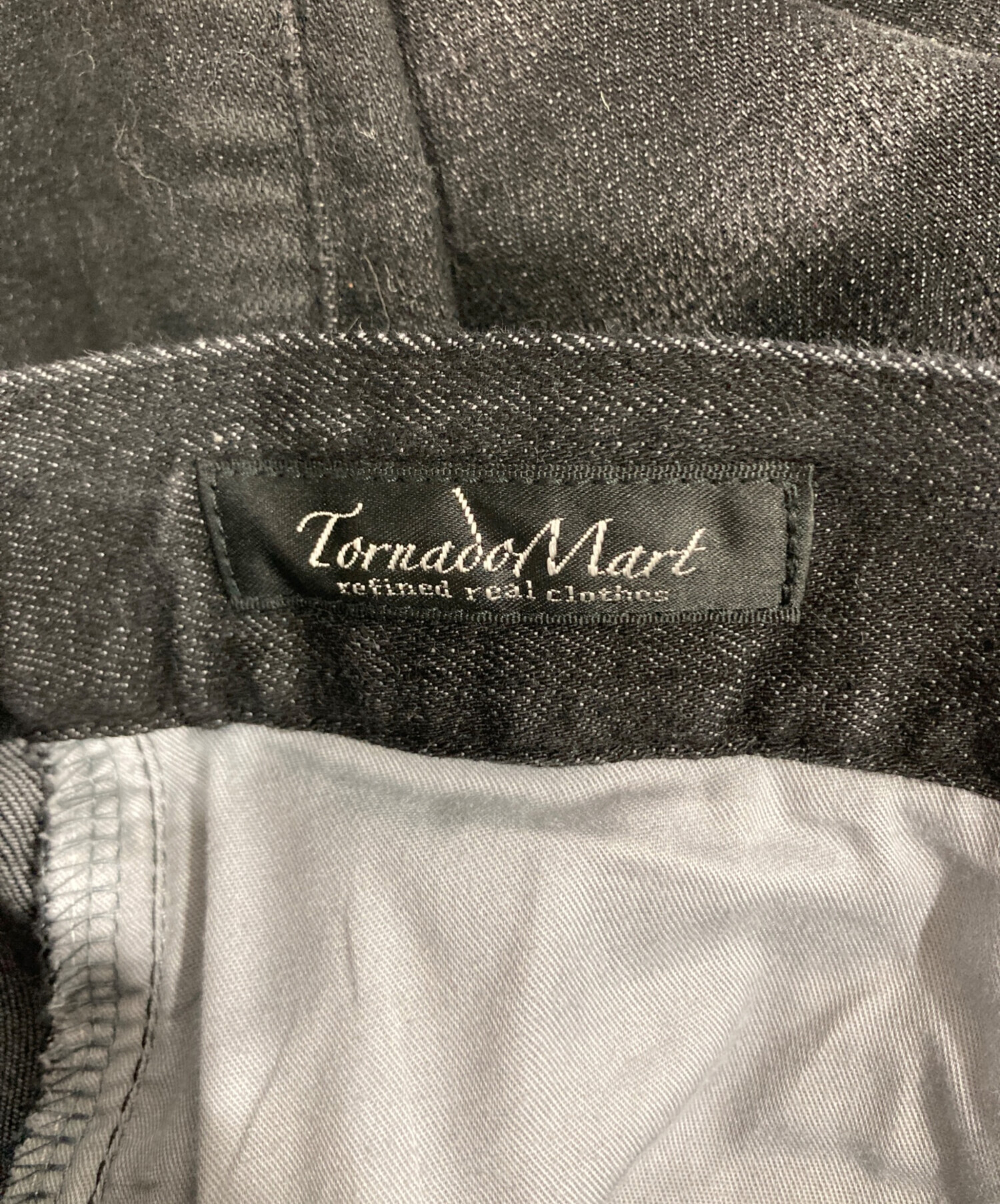 Tornado Mart(トルネードマート)ブラックデニムジーンズ サルエル TORNADO MART（トルネードマート） ジーンズ TORNADO MART∴ミックス