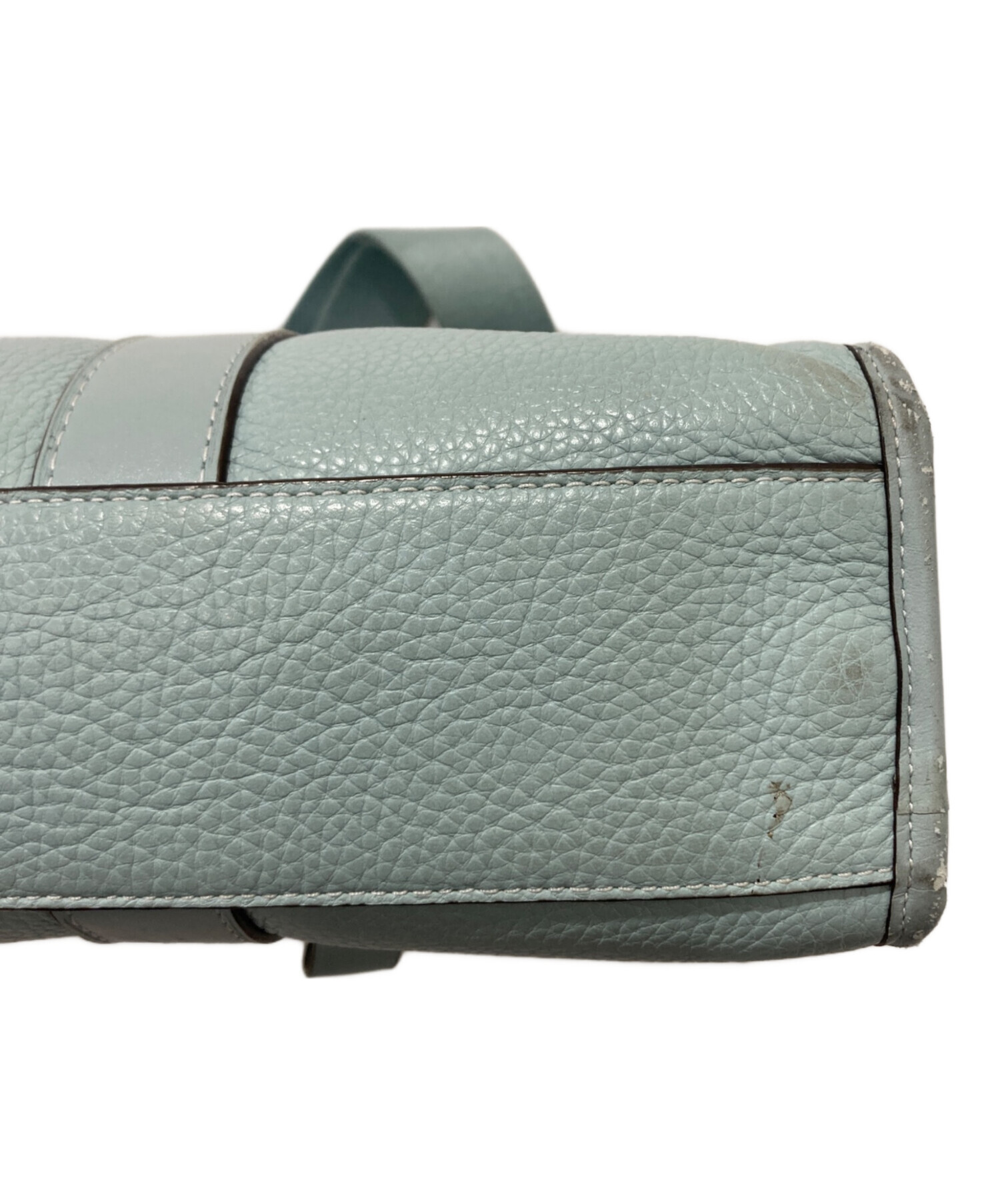 【中古品】COACH/コーチ ゴッサムポートフォリオ　ターコイズブルー グリーン 中古・古着通販】COACH (コーチ) ゴッサム・ポートフォリオ ブリーフ