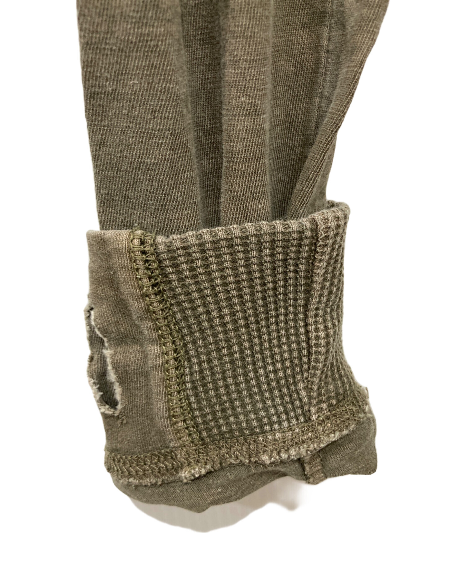 G.O.A ゴア パーカー フルジップ 綿100% 無地 カーキ レディース F 中古・古着通販】goa (ゴア) フルジップパーカー カーキ サイズ