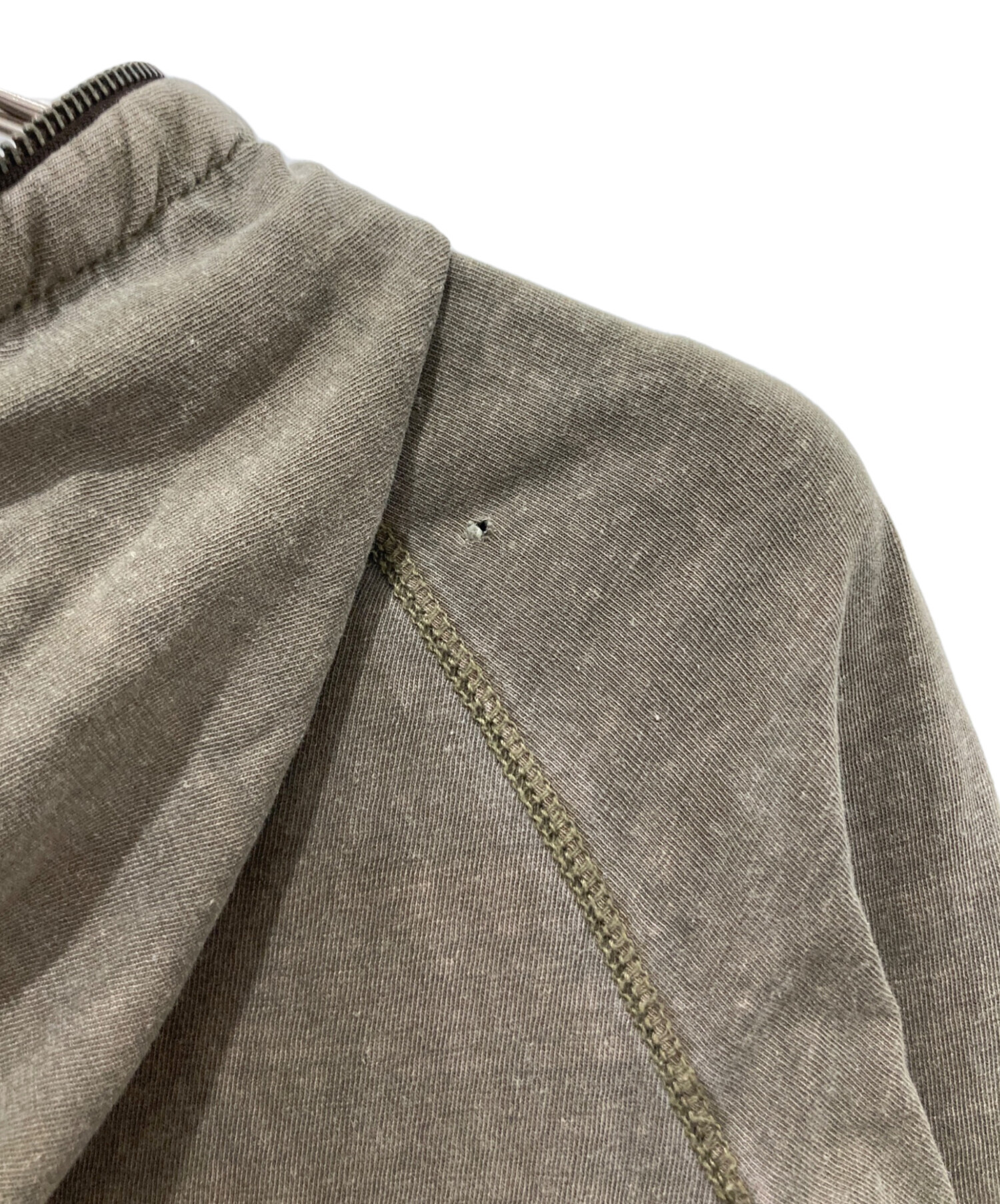 G.O.A ゴア パーカー フルジップ 綿100% 無地 カーキ レディース F G.O.A ゴア パーカー フルジップ 綿100% 無地 カーキ レディース F