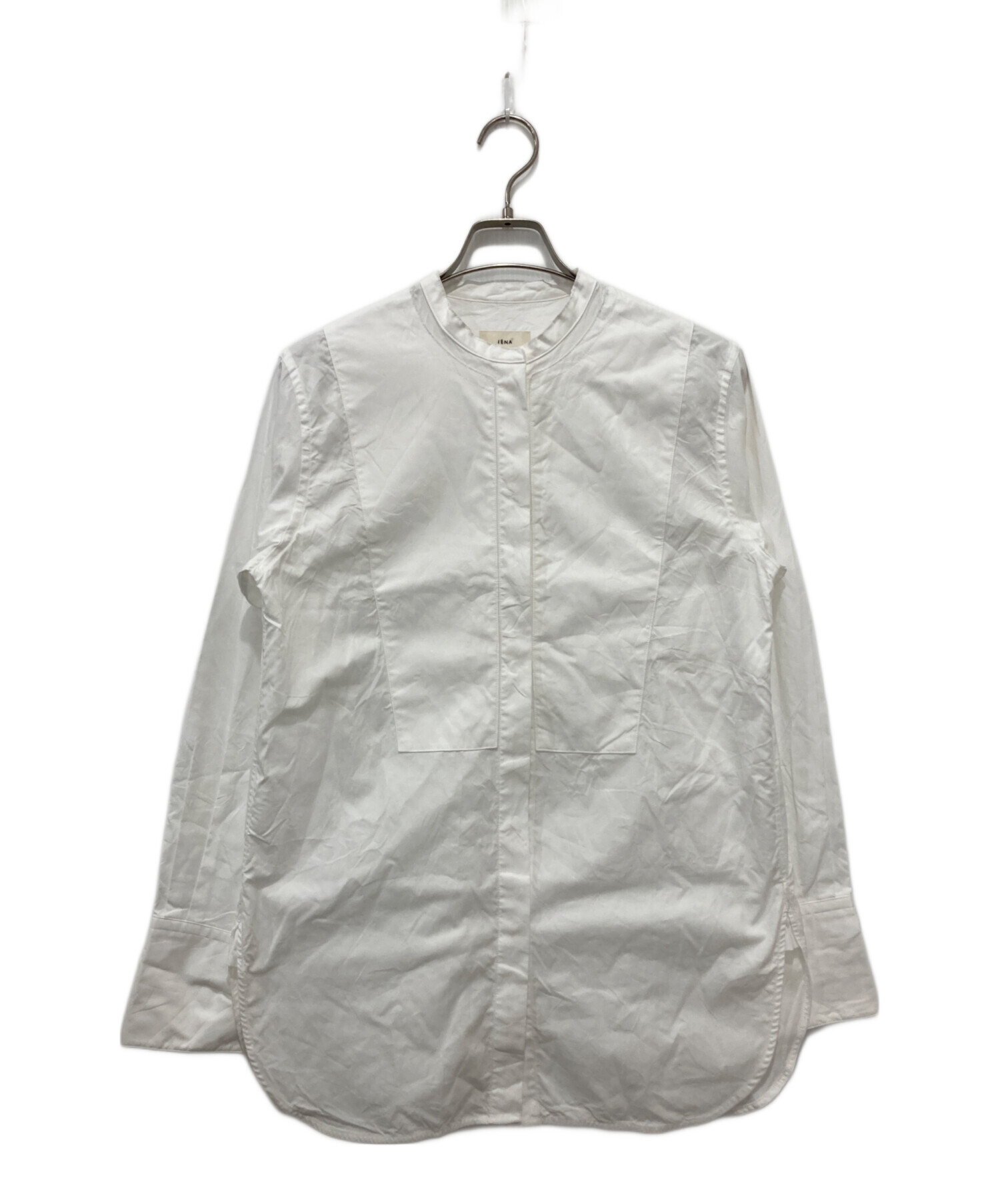 中古・古着通販】IENA (イエナ) バンドカラーオックスロングシャツ 