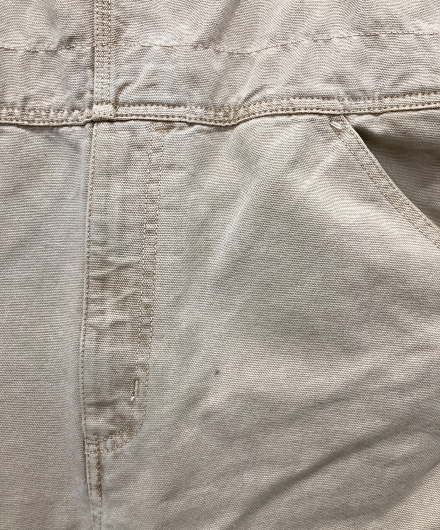 中古・古着通販】CarHartt (カーハート) オーバーオール ベージュ