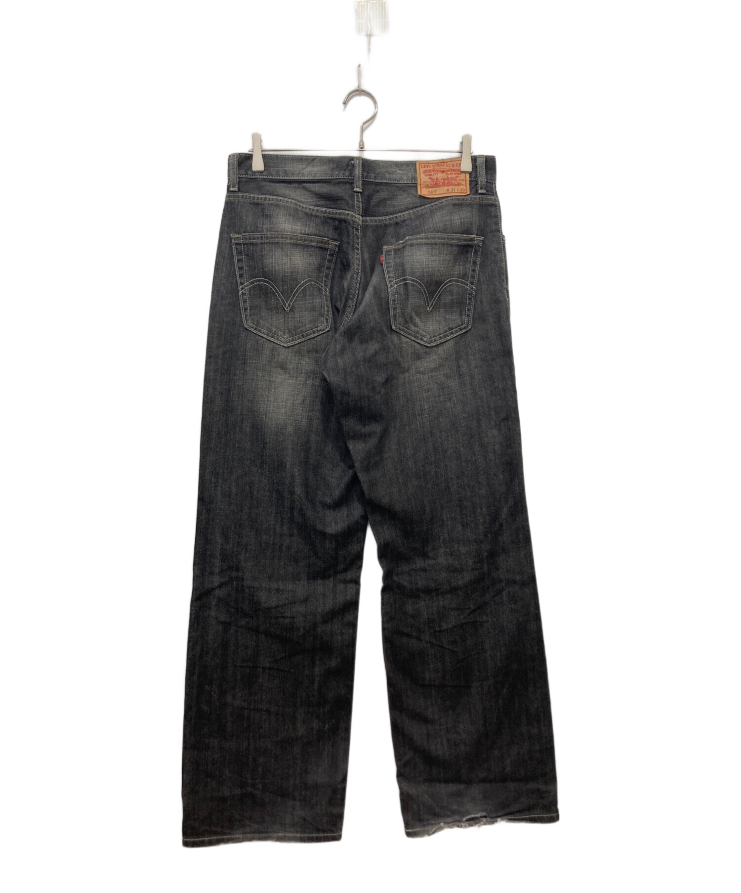 中古・古着通販】LEVI'S (リーバイス) 569デニムパンツ ブラック