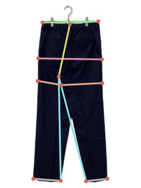 中古・古着通販】MARKAWARE (マーカウェア) FRONT PLEATS PEGTOP