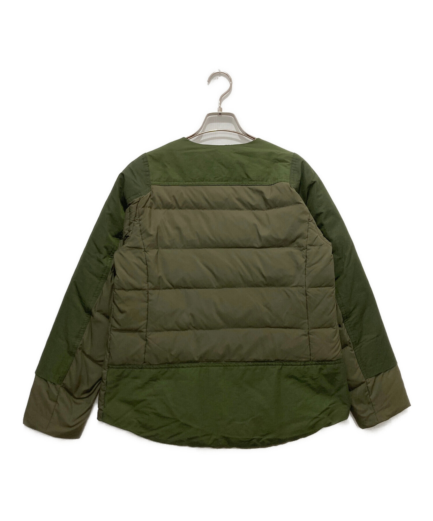 中古・古着通販】ZUCCA (ズッカ) ダウンジャケット カーキ サイズ:M