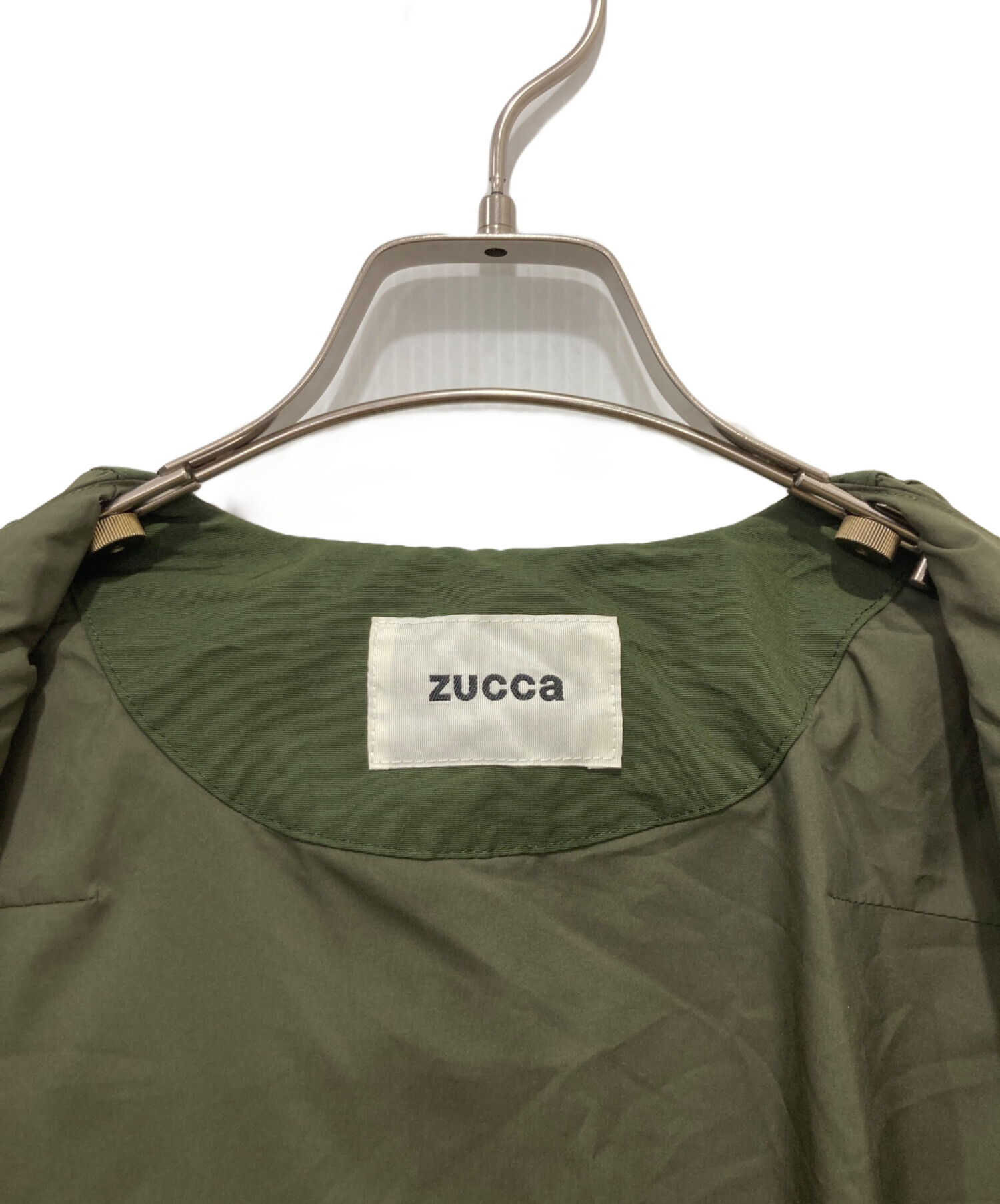 中古・古着通販】ZUCCA (ズッカ) ダウンジャケット カーキ サイズ:M