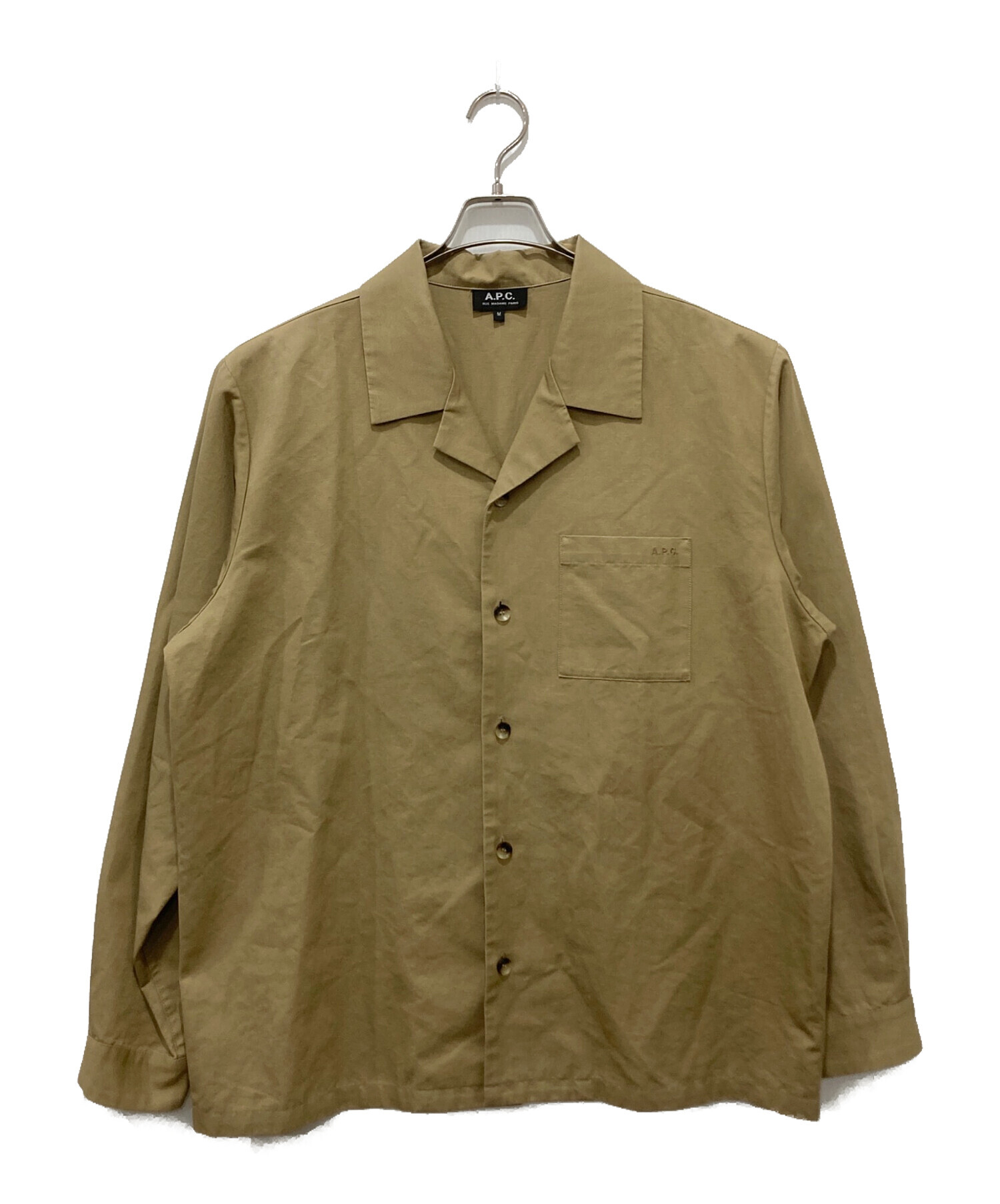 中古・古着通販】A.P.C. (アーペーセー) ロゴ刺繍 コットンリネン