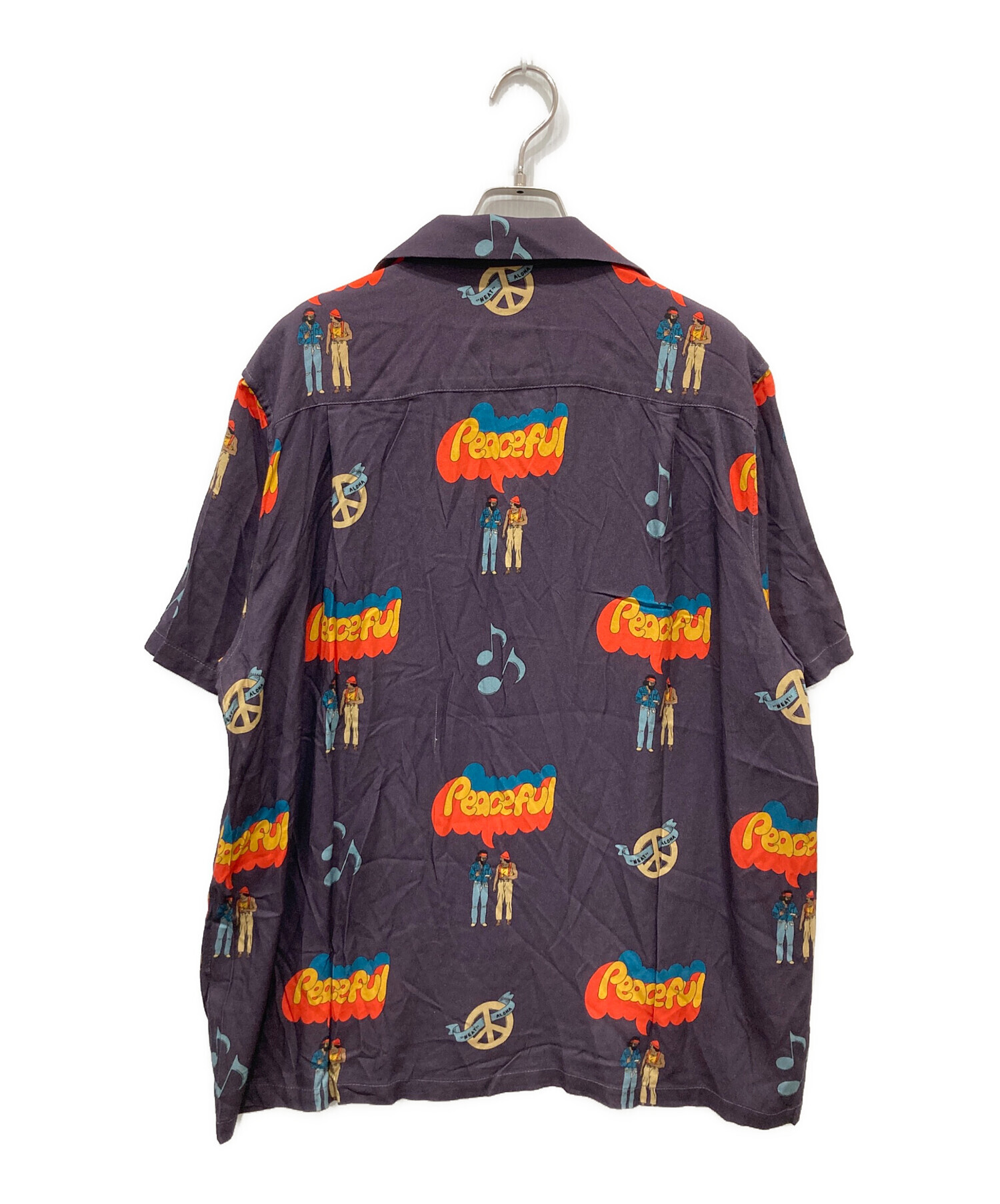 中古・古着通販】NEAT ALOHA (ニートアロハ) アロハシャツ ネイビー