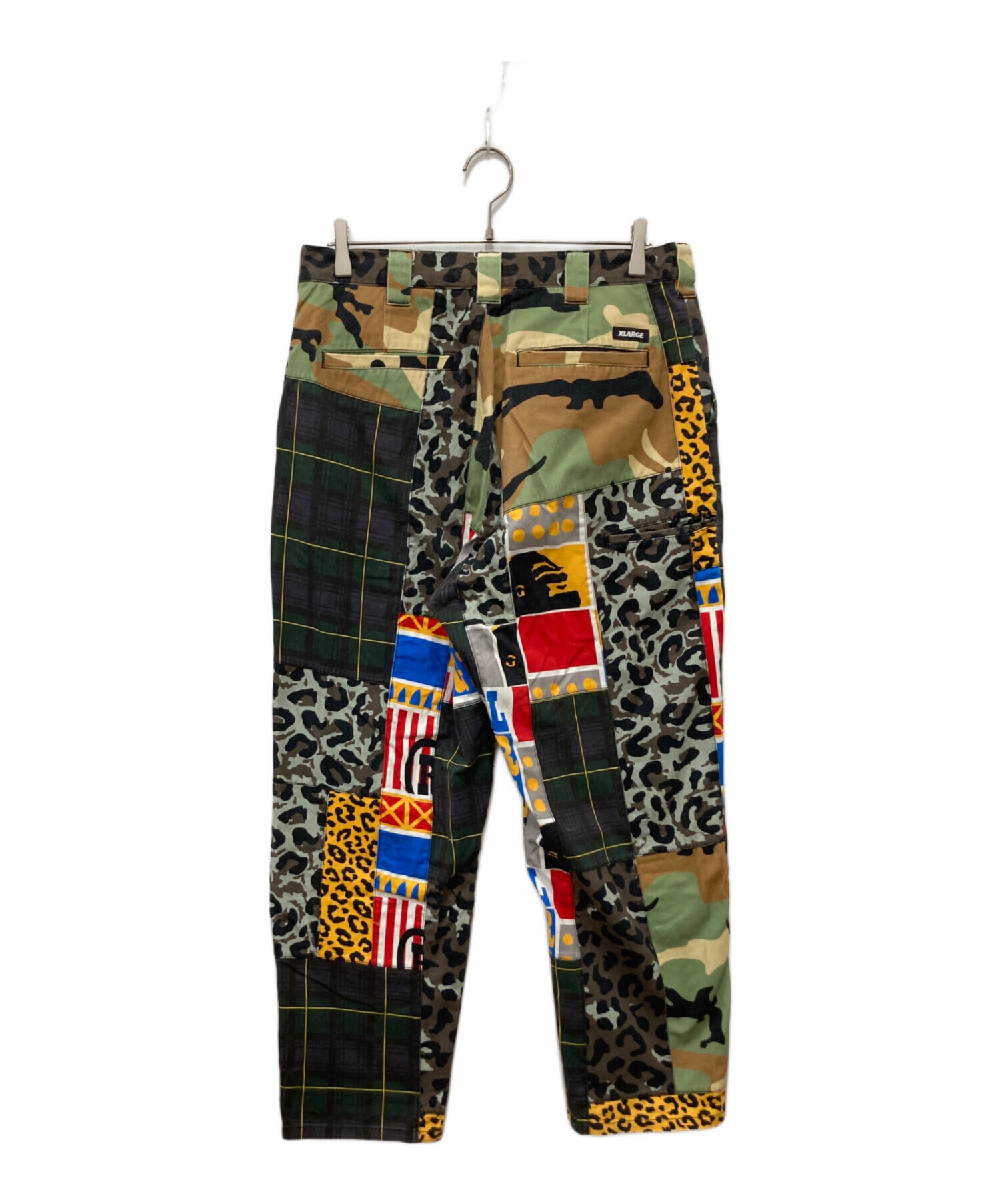 中古・古着通販】X-LARGE (エクストララージ) パッチワークパンツ