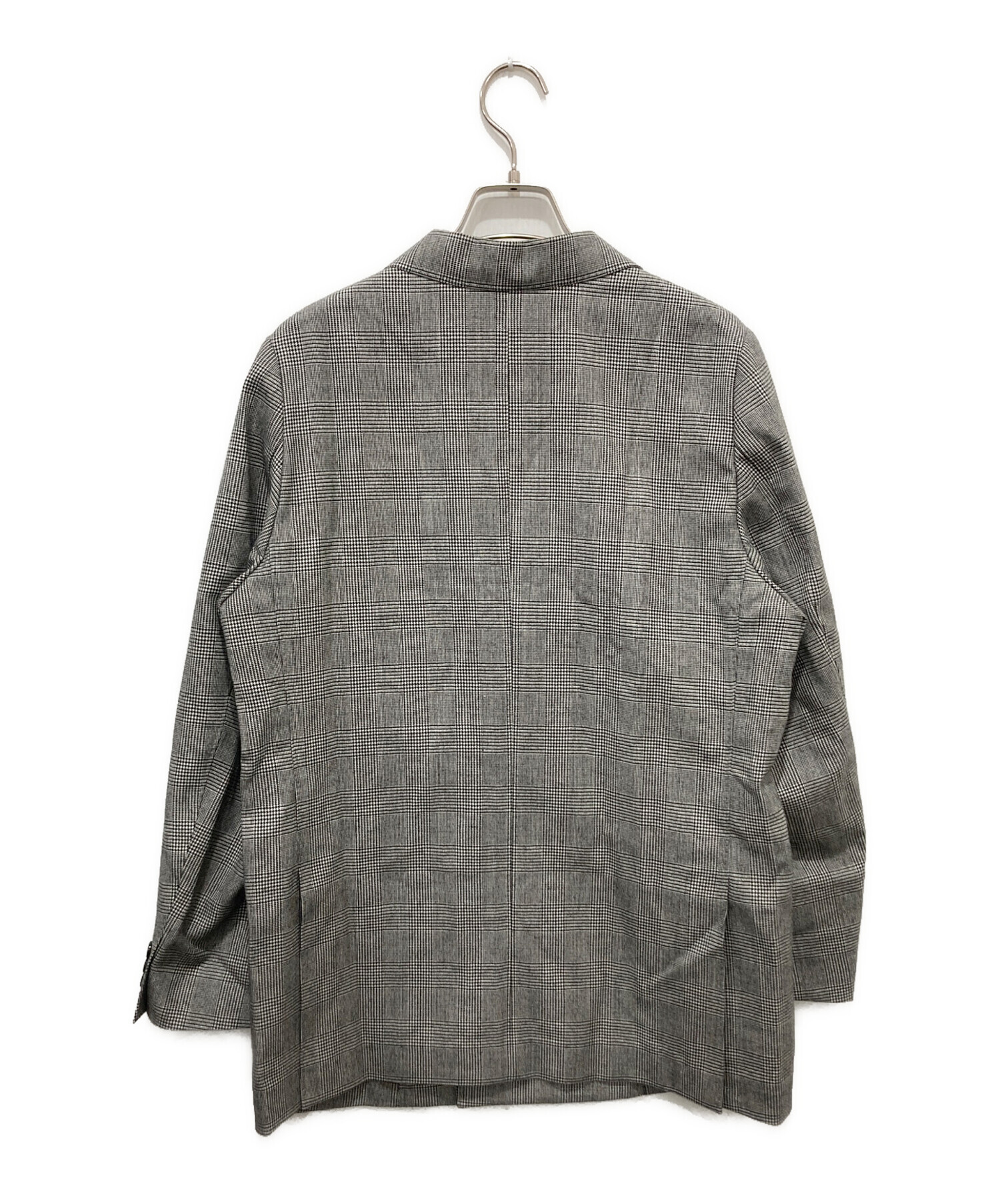 VIAN ヴィアン ダブルジャケット グレンチェック 38 中古・古着通販】VIAN (ヴィアン) ダブルジャケット グレー サイズ:38