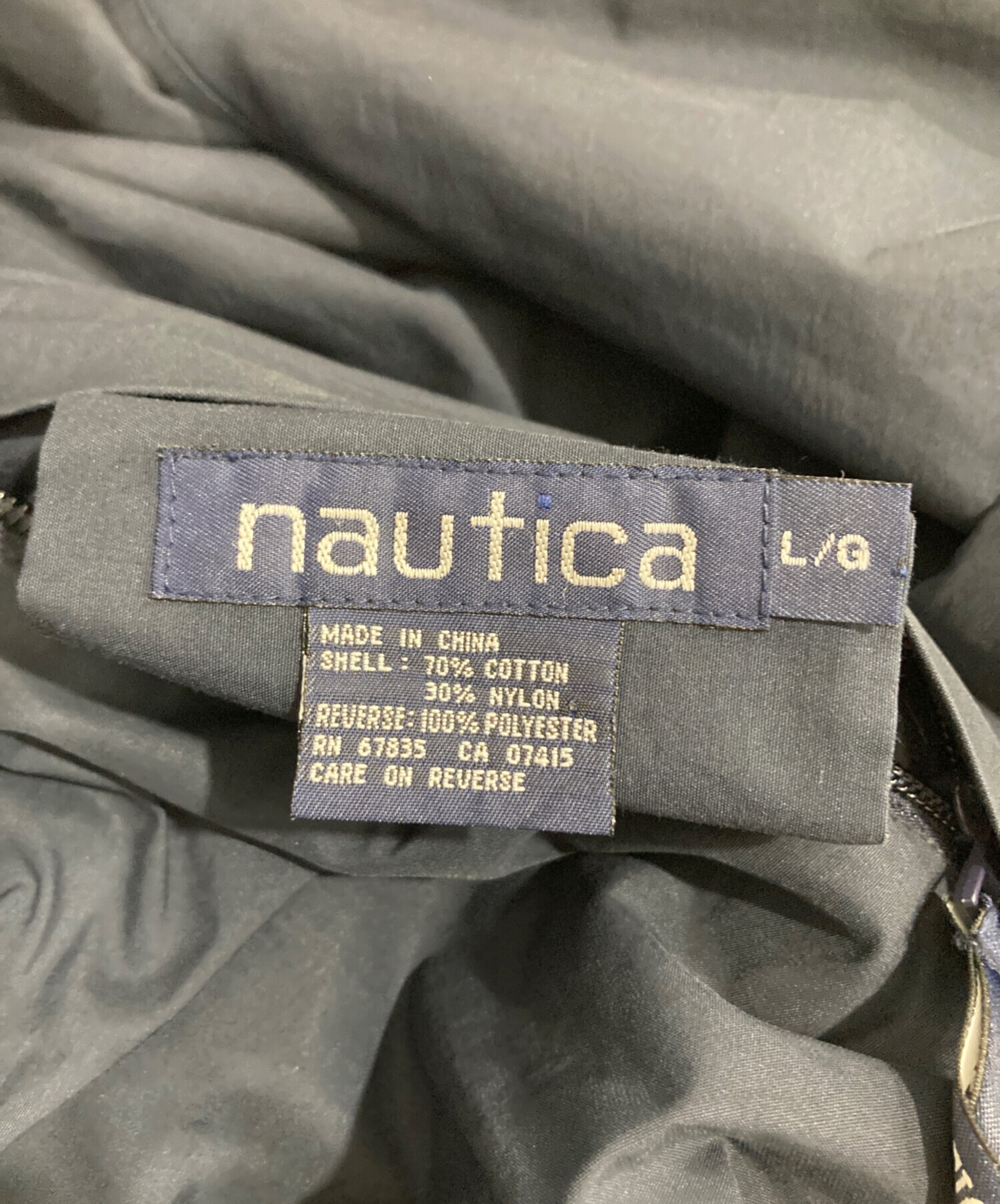 中古・古着通販】NAUTICA (ノーティカ) リバーシブルジャケット グレー 