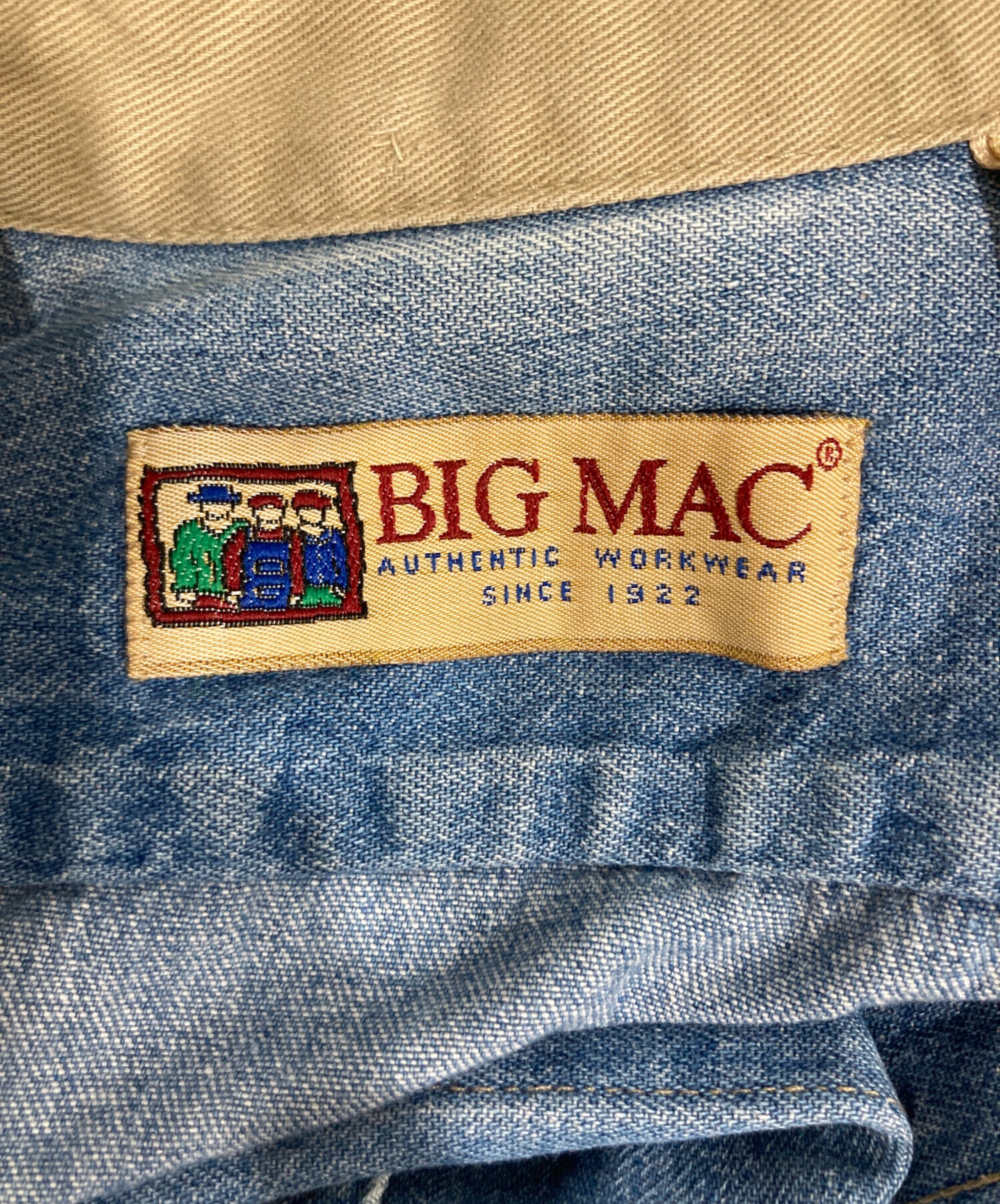中古・古着通販】big mac (ビッグマック) デニムシャツ インディゴ
