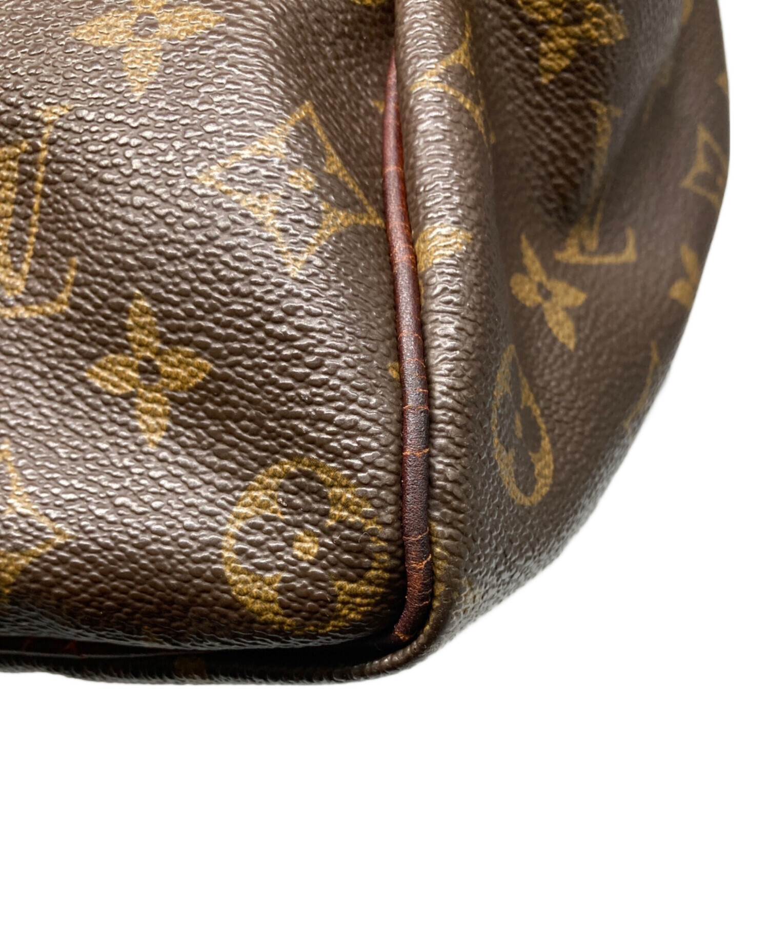 Louis Vuitton ダークブラウン ハンドバッグ 中古・古着通販】LOUIS VUITTON (ルイ ヴィトン) ハンドバッグ