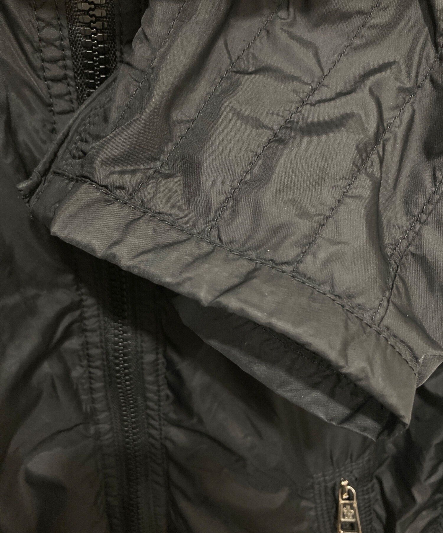 中古・古着通販】MONCLER (モンクレール) ナイロンジャケット ブラック