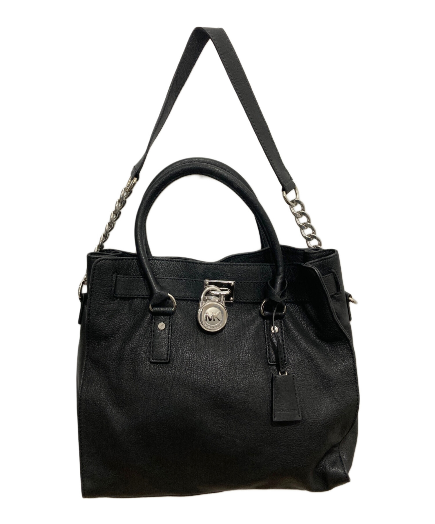 中古・古着通販】MICHAEL KORS (マイケル・コース) シボ革レザートート