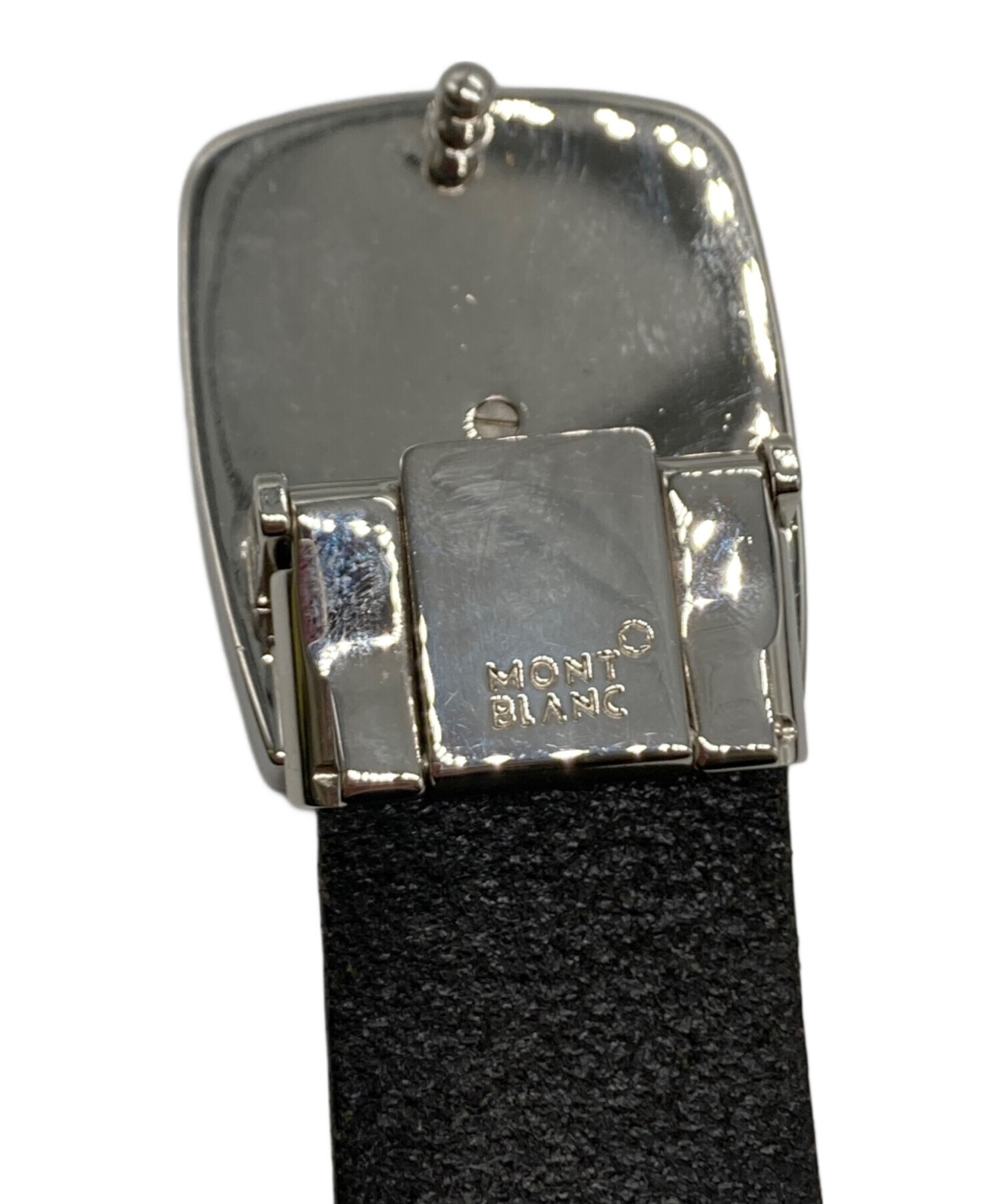中古・古着通販】MONTBLANC (モンブラン) レザーベルト ブラック