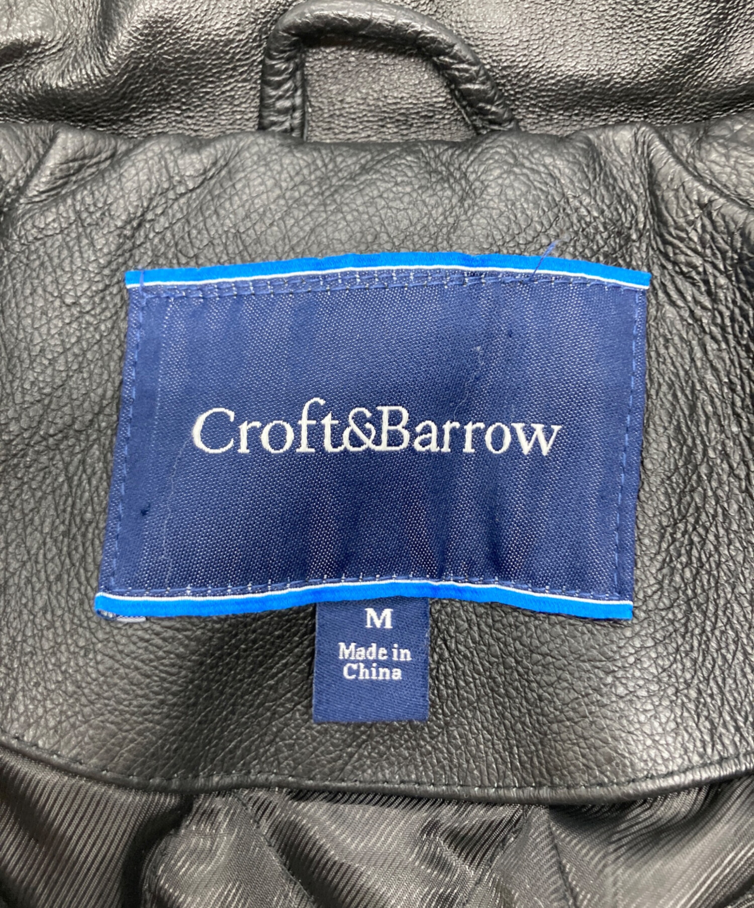 中古・古着通販】CROFT&BARROW (クロフトアンドバロー) レザー