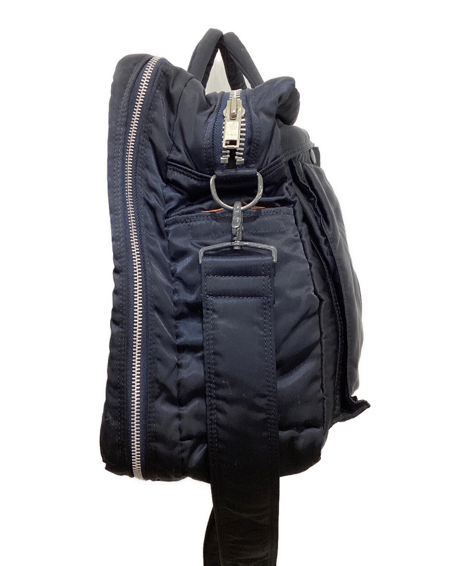 中古・古着通販】PORTER (ポーター) TANKER 2WAY DOCUMENT BAG W zip 中古・古着通販】PORTER (ポーター) TANKER 2WAY DOCUMENT BAG W zip