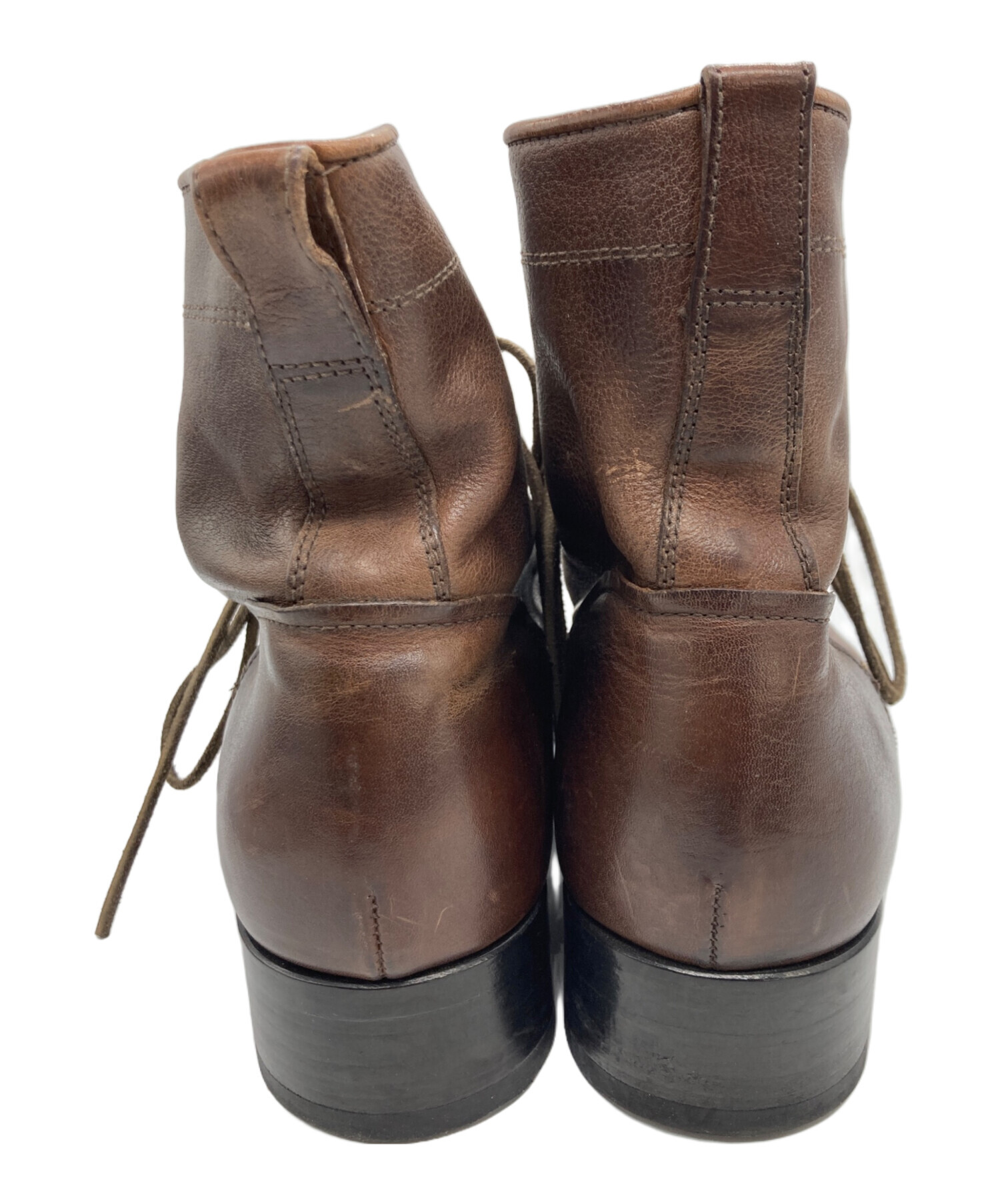 中古・古着通販】BUTTERO (ブッテロ) レースアップブーツ ブラウン