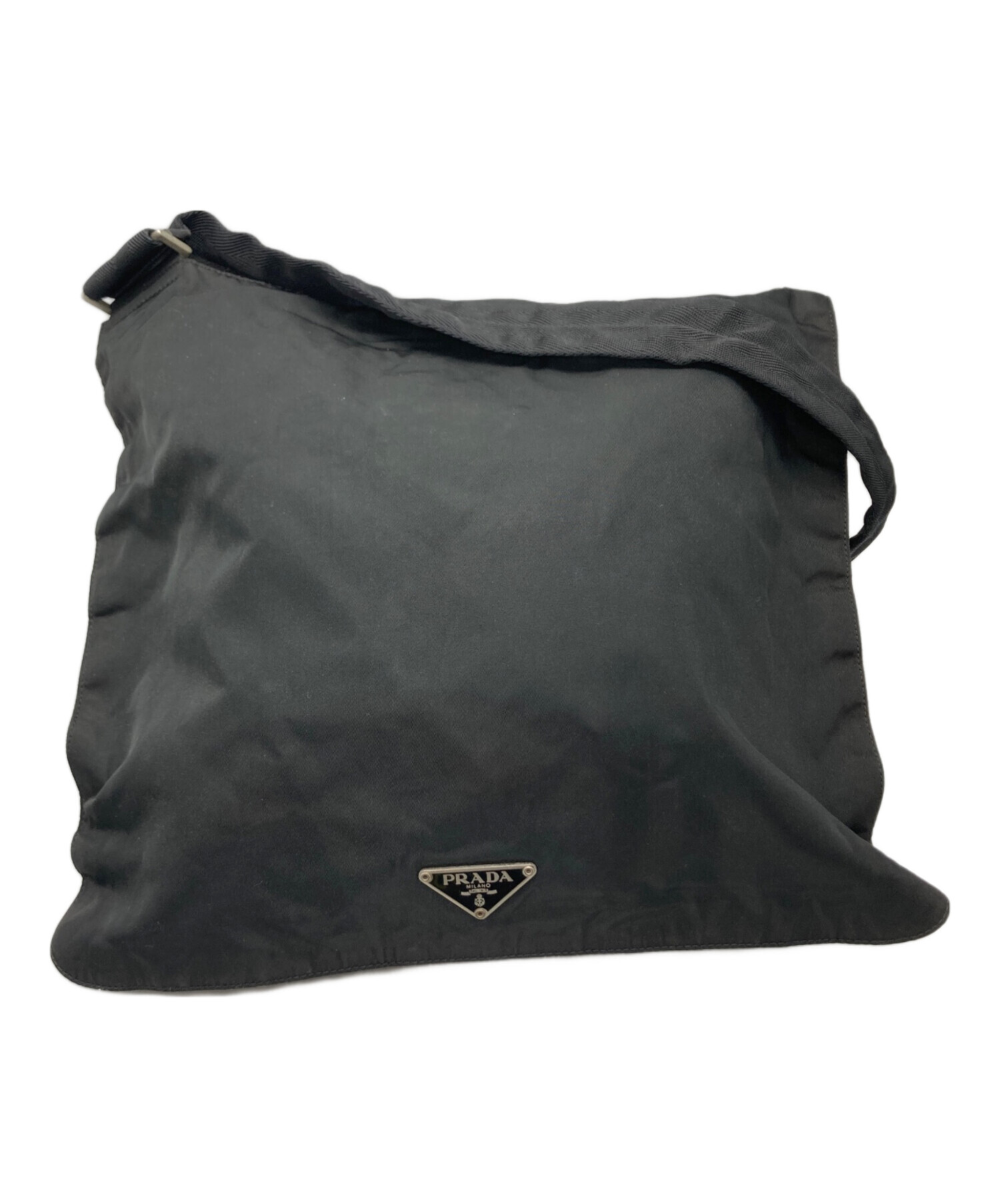PRADA ブラック ボディバッグ　黒　未使用品 中古・古着通販】PRADA (プラダ) バッグ ブラック｜ブランド・古着通販