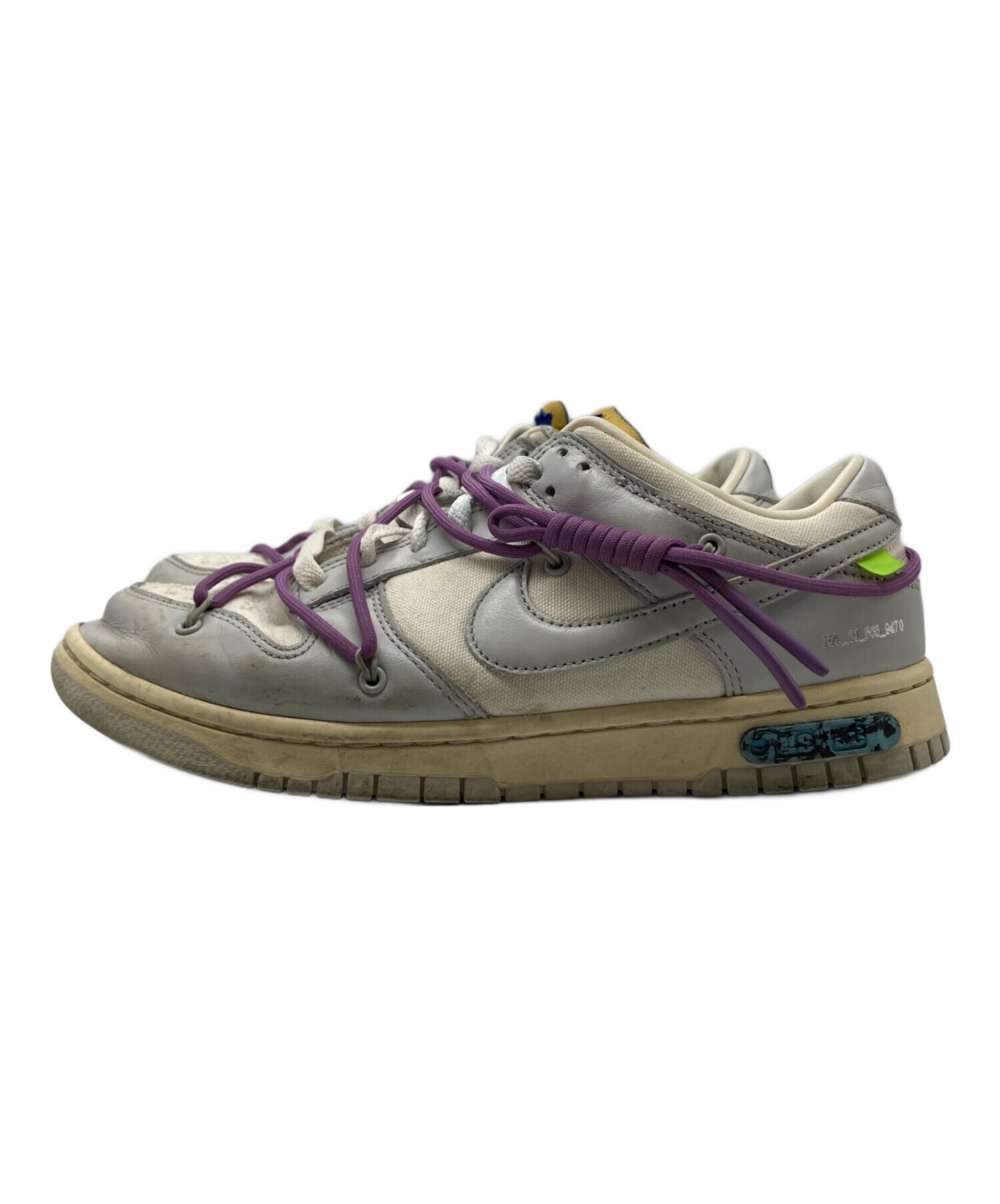 中古・古着通販】NIKE (ナイキ) OFFWHITE (オフホワイト) Dunk Low 1 
