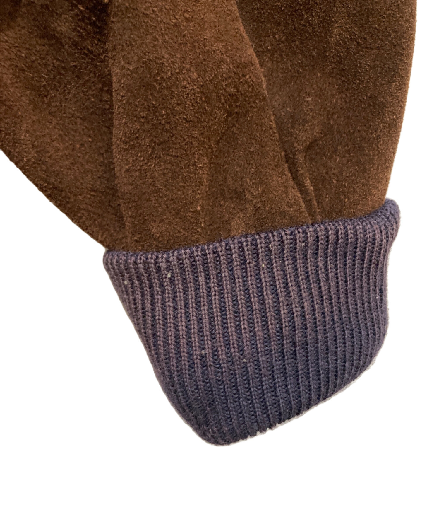 SKOOKUM スタジャン 38 ネイビー/ブラウン 中古・古着通販】skookum (スクーカム) スタジャン ネイビー×ブラウン