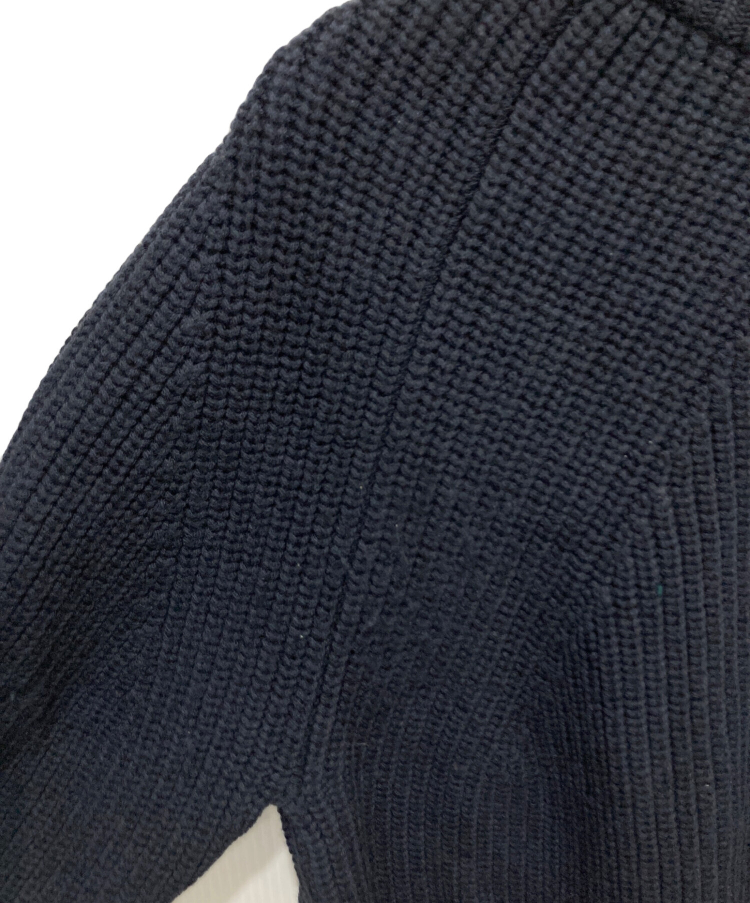 中古・古着通販】BATONER (バトナ―) SIGNATURE CREW NECK ネイビー 
