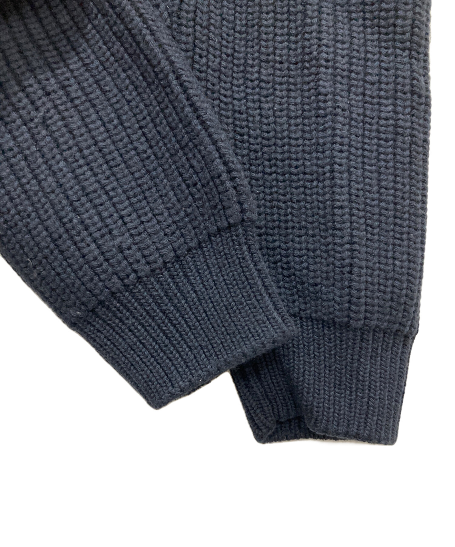 中古・古着通販】BATONER (バトナ―) SIGNATURE CREW NECK ネイビー 