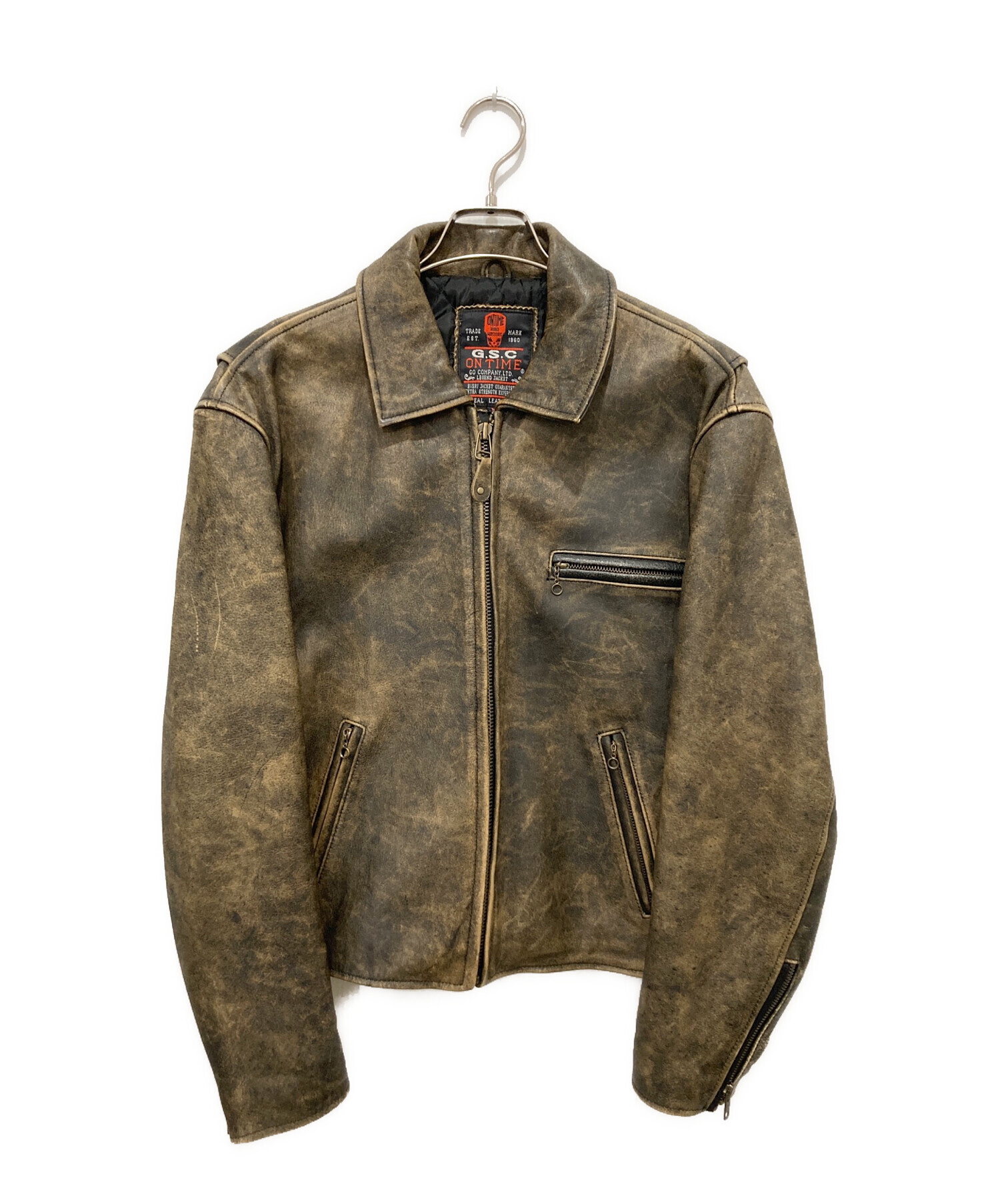 中古・古着通販】G.S.C ON TIME (ジーエスシーオンタイム) レザー