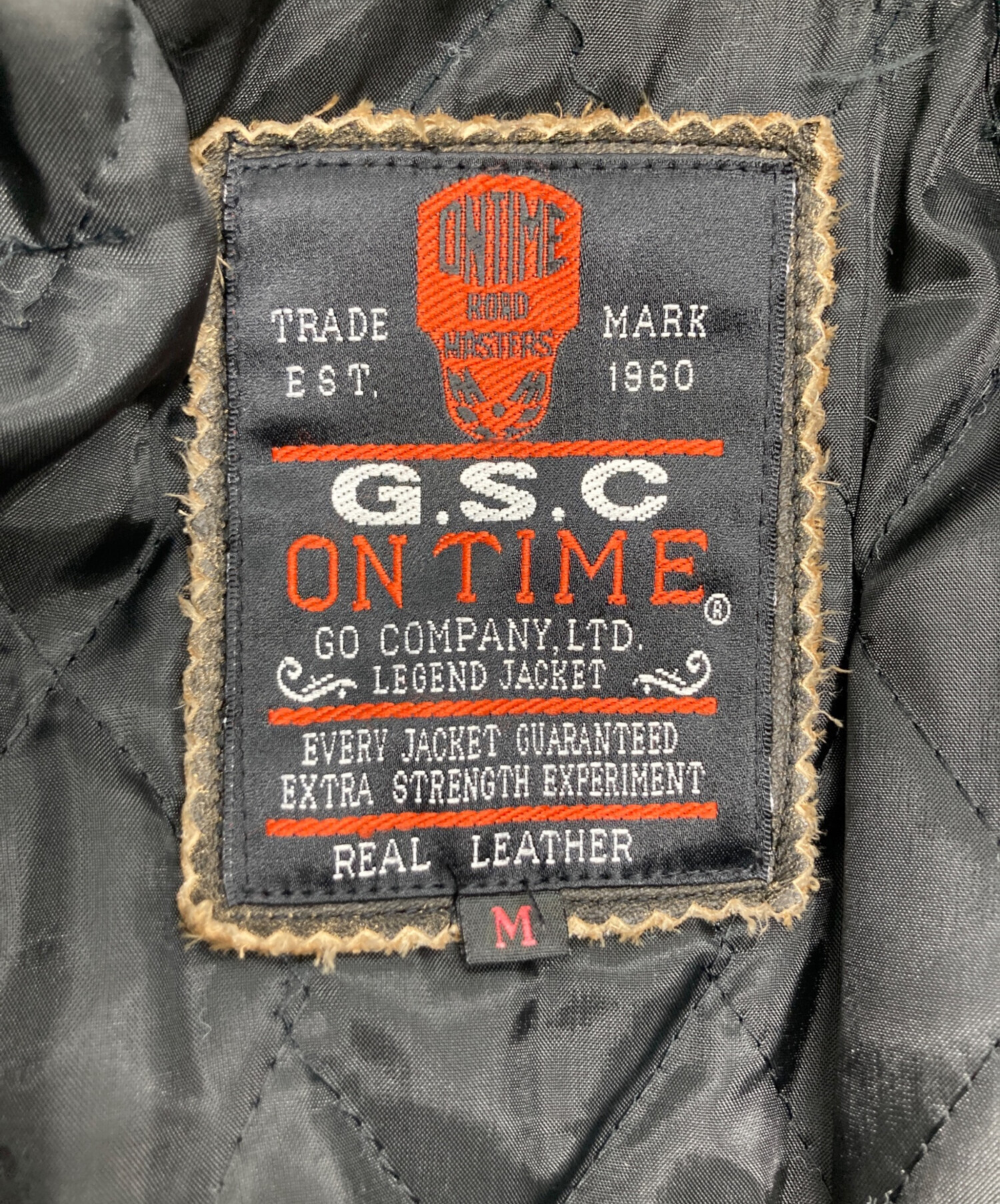 G.S.C ON TIME ブラウンレザーライダースジャケット 2025年最新】g.s.c.on time レザージャケットの人気アイテム - メルカリ