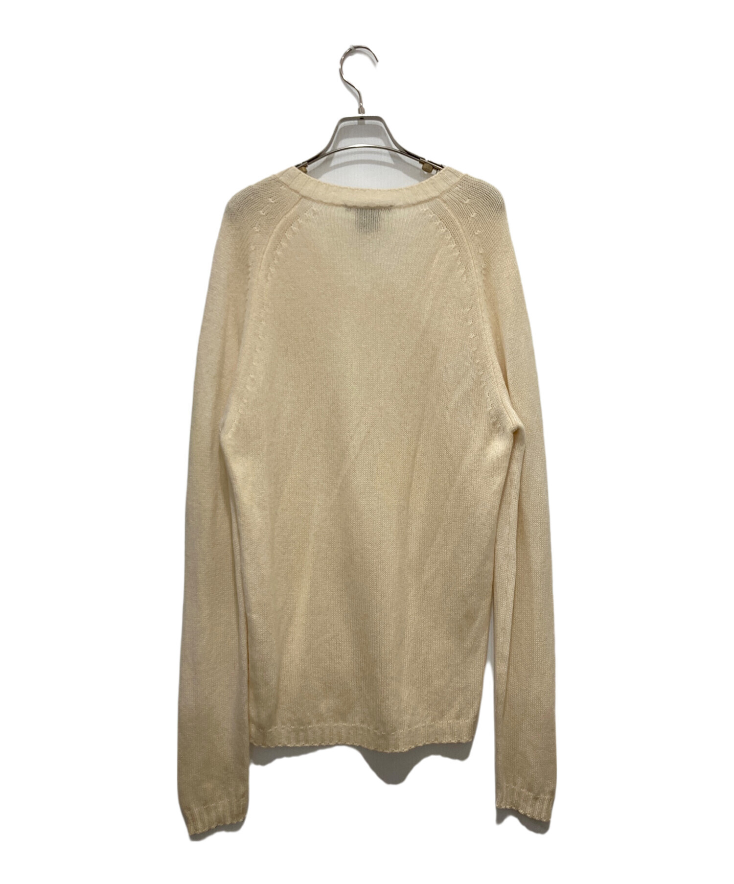 中古・古着通販】GUCCI (グッチ) カシミヤVネックニット ベージュ