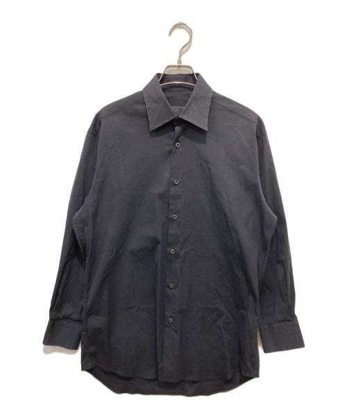 中古・古着通販】PRADA (プラダ) ドレスシャツ ブラック サイズ:38