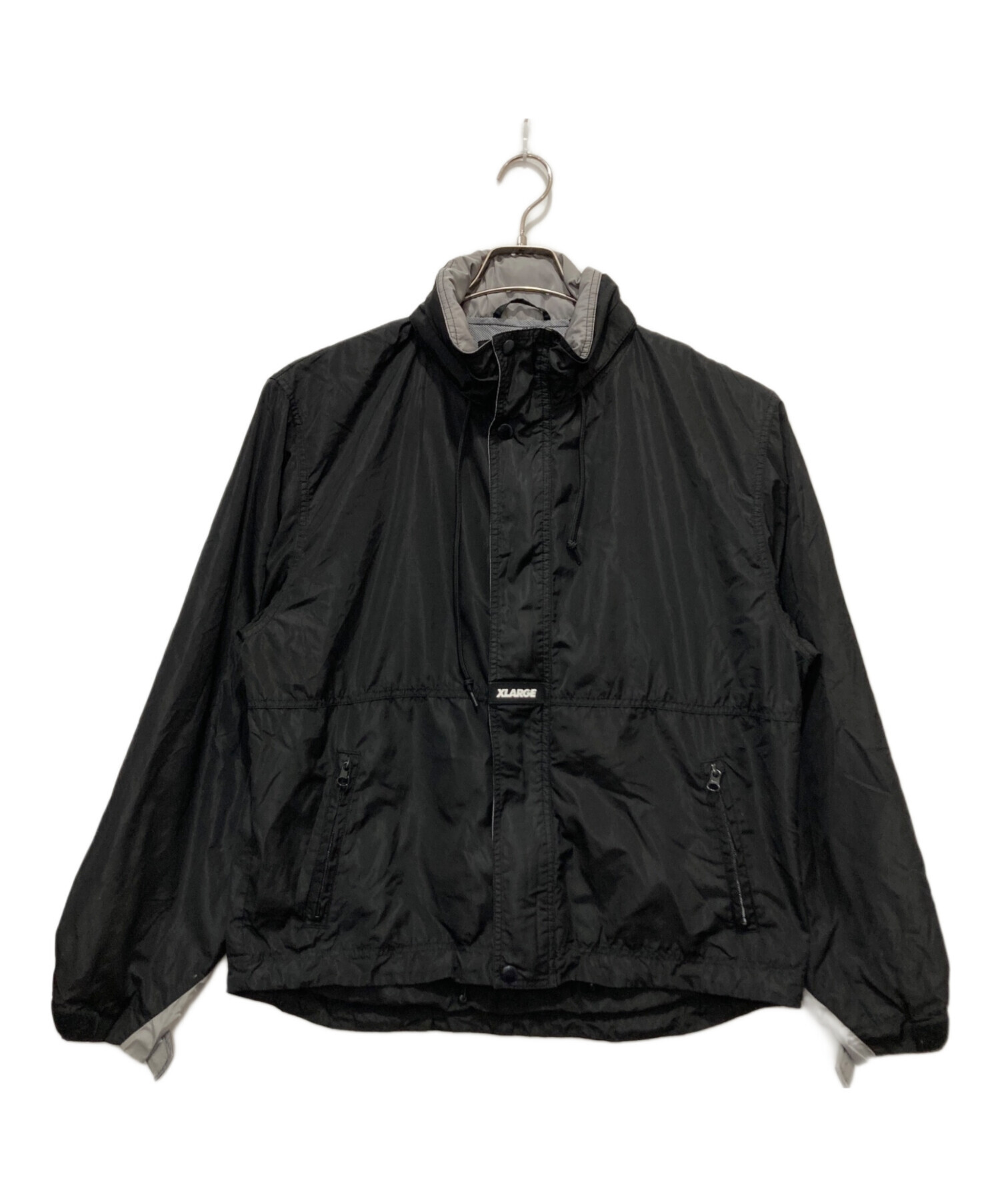XLARGE ブラック ナイロンジャケット M 中古・古着通販】X-LARGE (エクストララージ) ナイロンジャケット