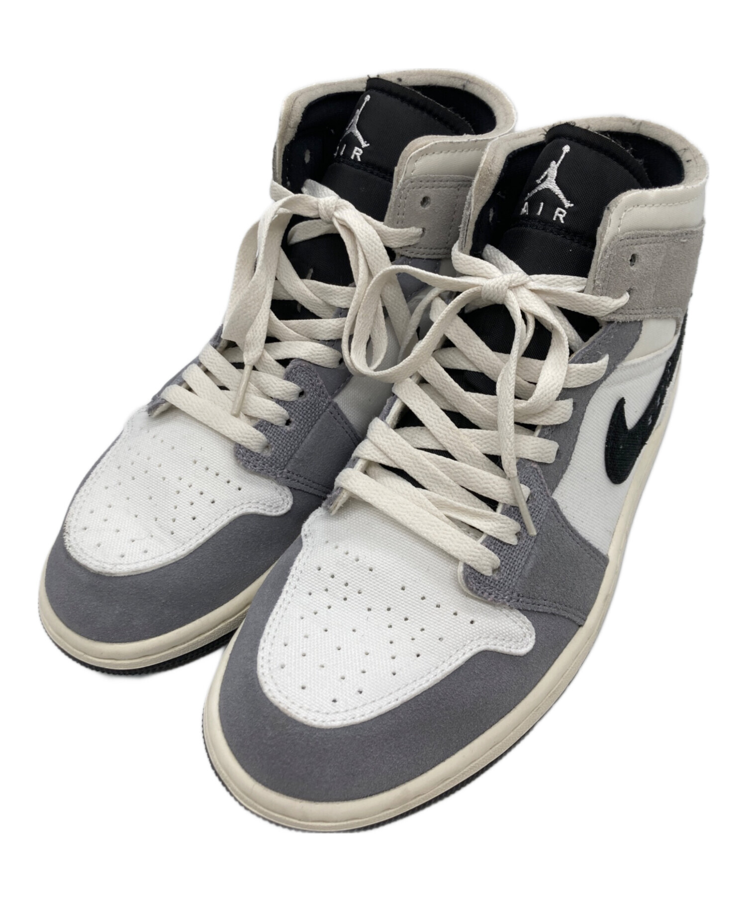 中古・古着通販】NIKE (ナイキ) Air Jordan 1 Mid SE Craft グレー 