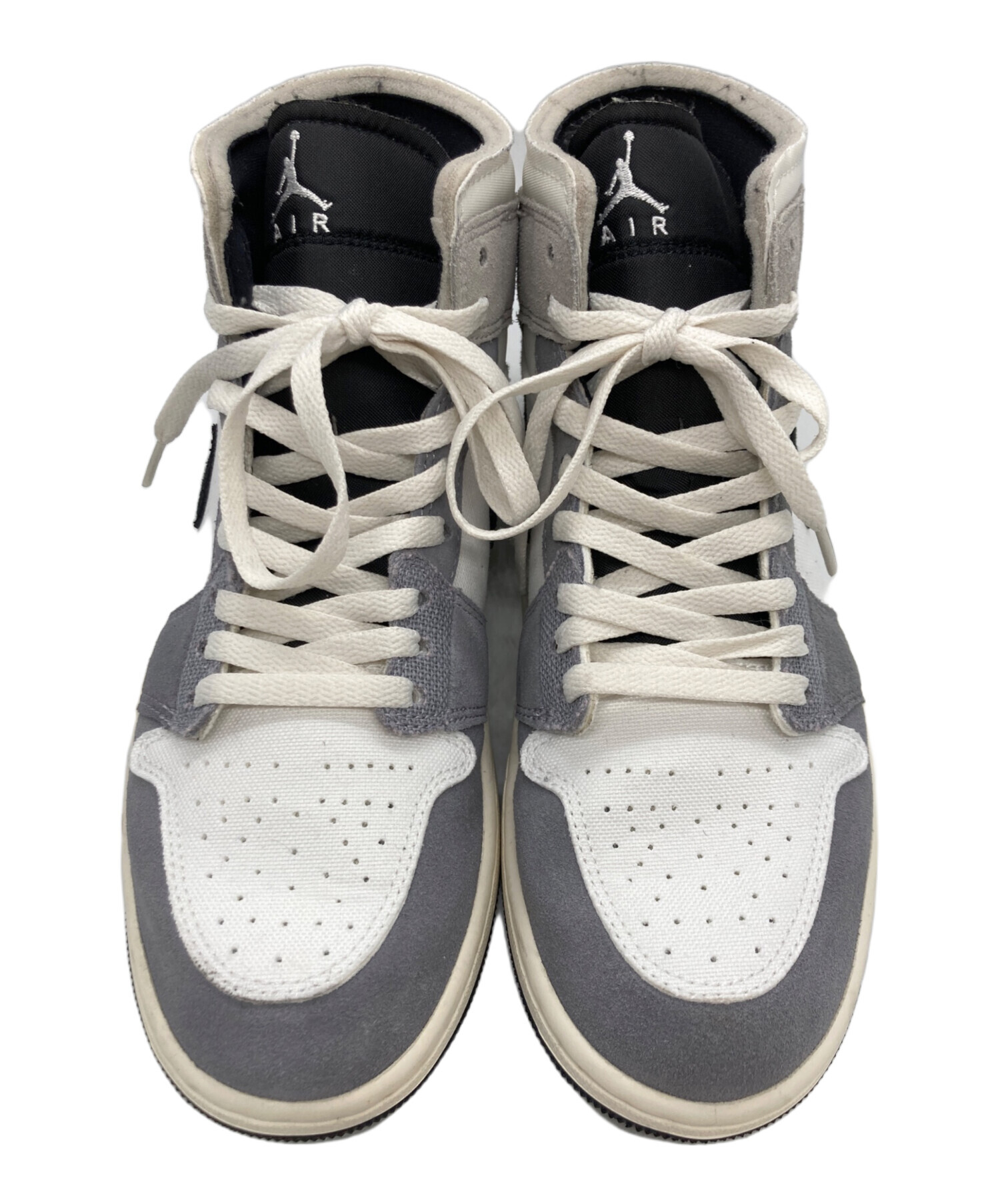 中古・古着通販】NIKE (ナイキ) Air Jordan 1 Mid SE Craft グレー 