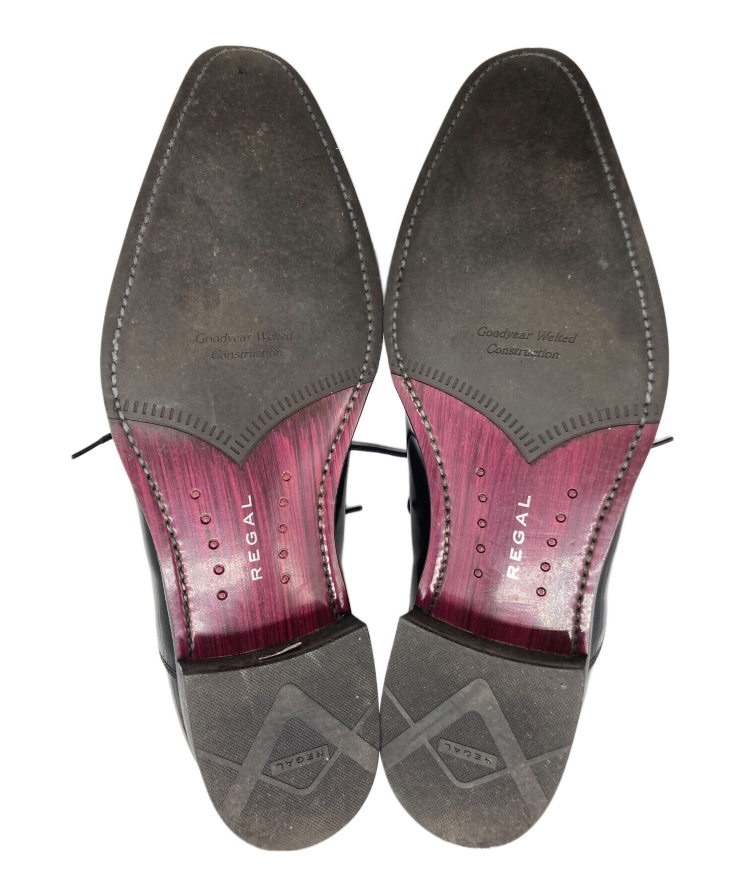 【未使用品！】REGAL リーガル　ストレートチップ　　25.5 中古・古着通販】REGAL (リーガル) ストレートチップシューズ ブラック