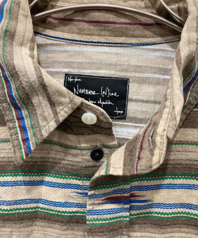 中古・古着通販】NUMBER (N)INE (ナンバーナイン) オルテガ刺繍シャツ