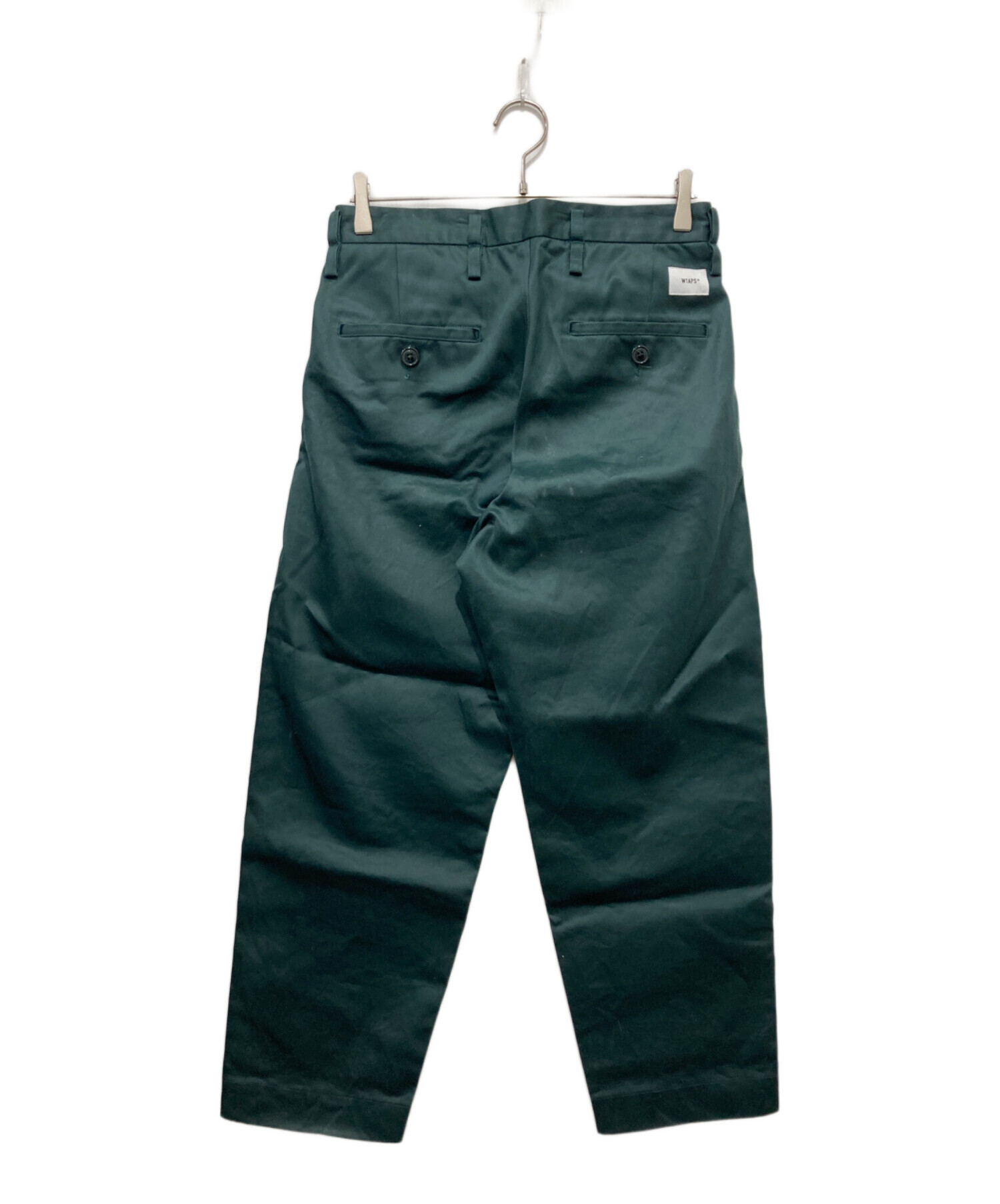 パンツ WTAPS TUCK 02 / TROUSERS / COTTON. TWILL 中古・古着通販】WTAPS (ダブルタップス) TUCK TROUSERS COTTON TWILL