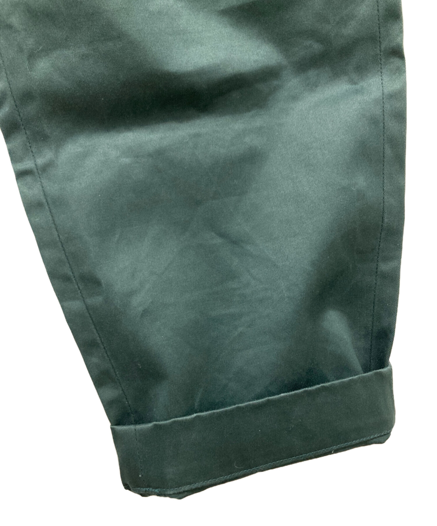 中古・古着通販】WTAPS (ダブルタップス) TUCK TROUSERS COTTON TWILL