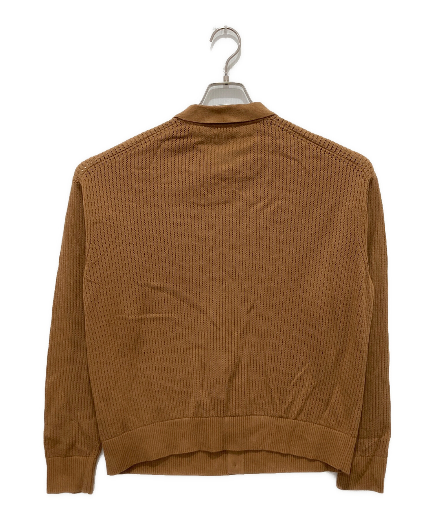 中古・古着通販】crepuscule (クレプスキュール) Stripe Mesh Knit 