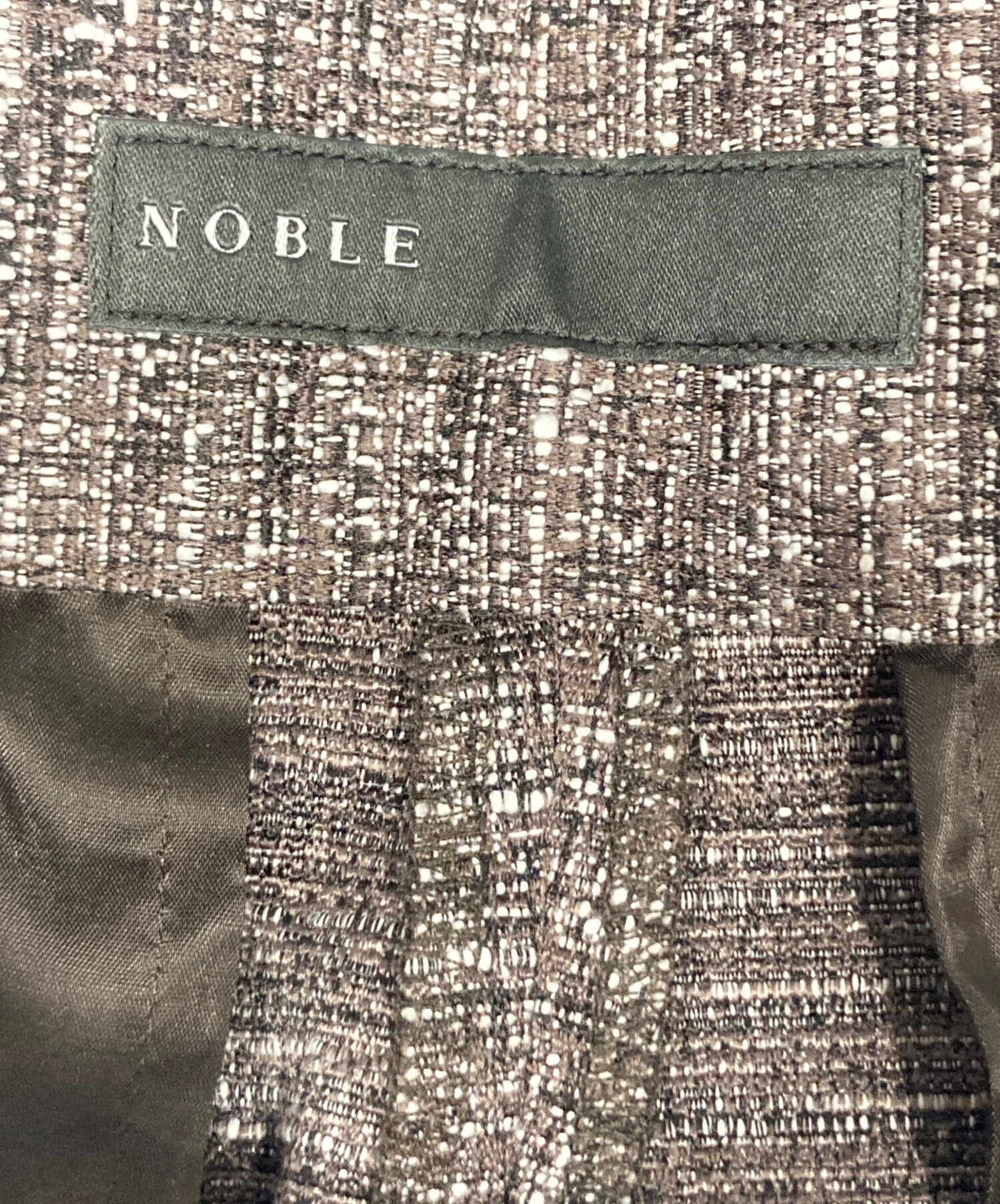 中古・古着通販】Noble (ノーブル) ライトツイードスラックスパンツ