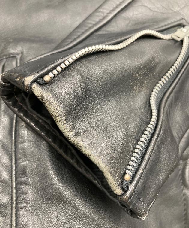 中古・古着通販】Schott (ショット) レザージャケット ブラック サイズ