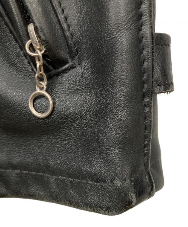 中古・古着通販】Schott (ショット) レザージャケット ブラック サイズ